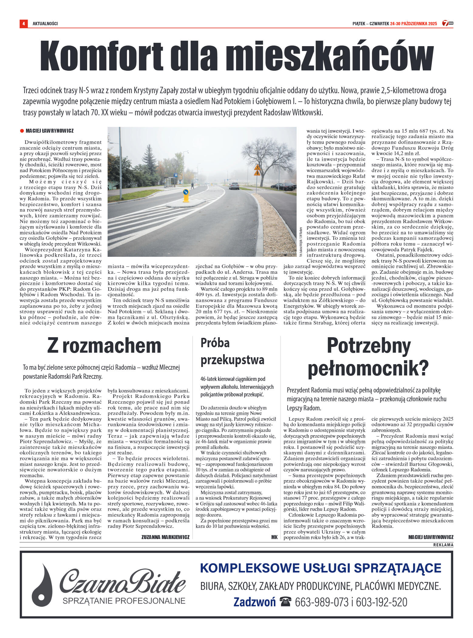 Tygodnik "7 Dni" nr 967 z dn. 24.10. 2025 r. - strona 4