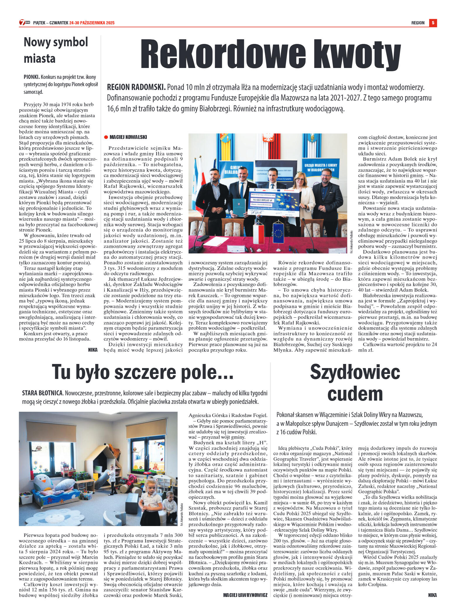 Tygodnik "7 Dni" nr 967 z dn. 24.10. 2025 r. - strona 5