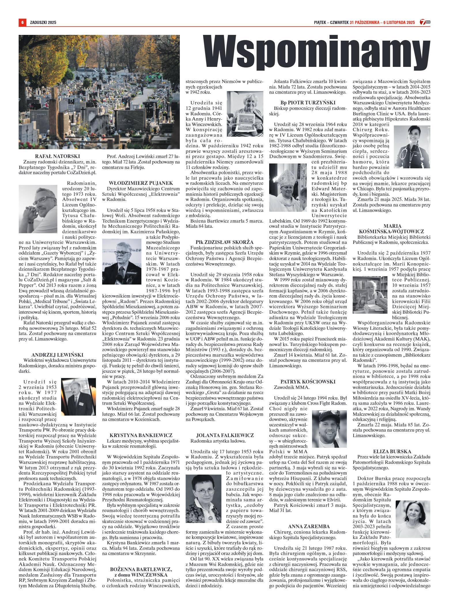 Tygodnik "7 Dni" nr 968 z dn. 31.10. 2025 r. - strona 6