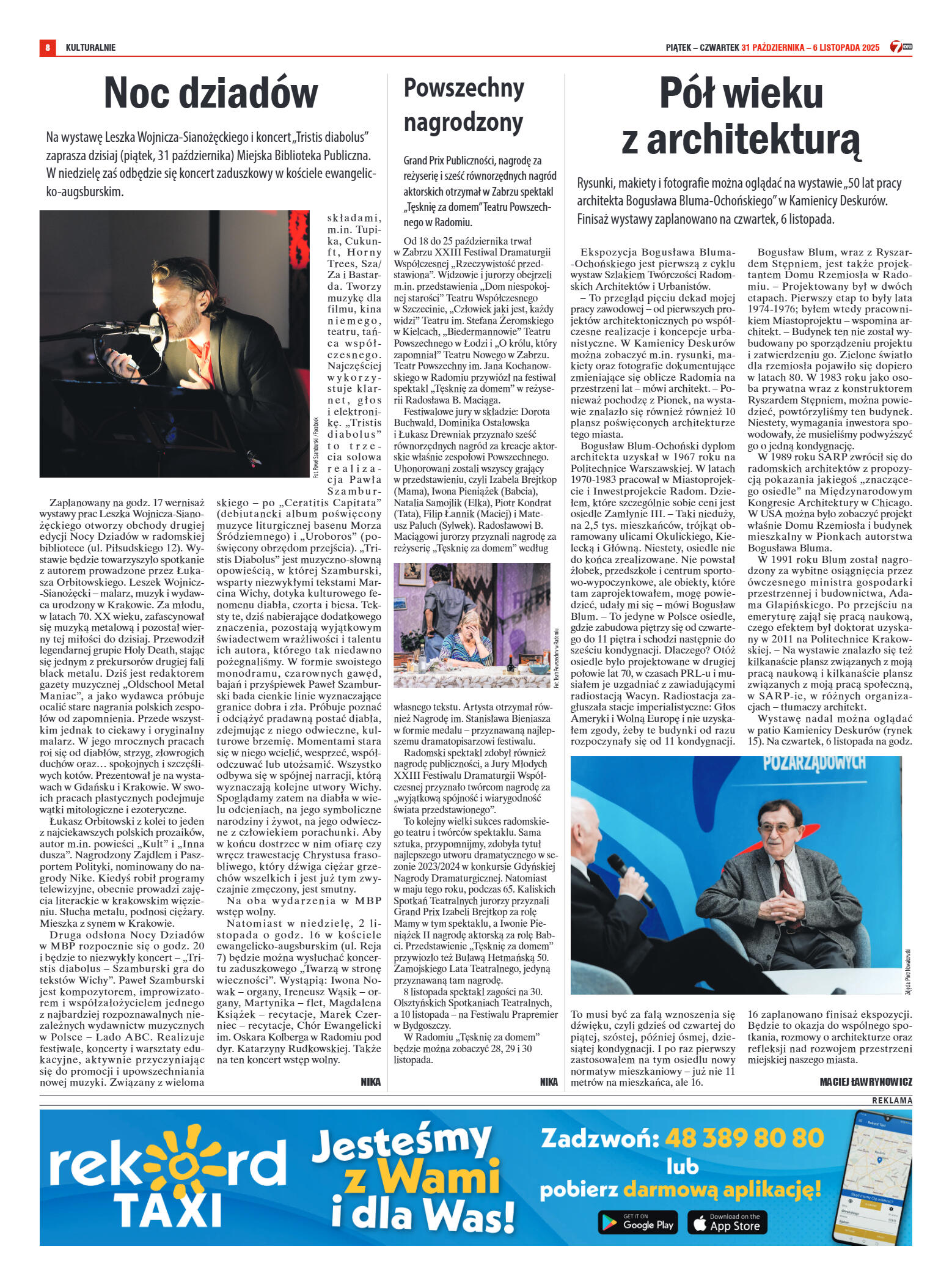 Tygodnik "7 Dni" nr 968 z dn. 31.10. 2025 r. - strona 8