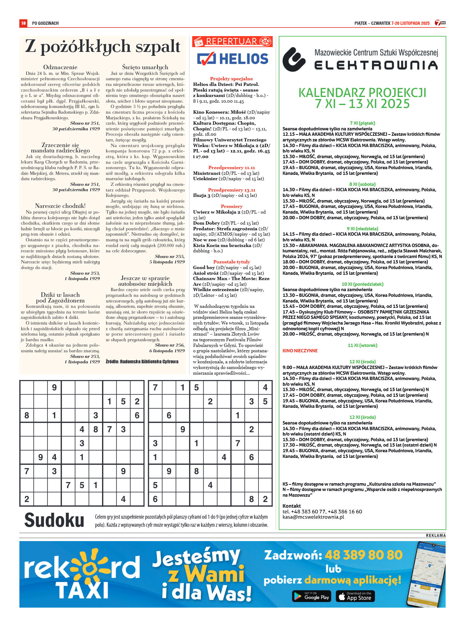 Tygodnik "7 Dni" nr 969 z dn. 7.11.2025 r. - strona 10