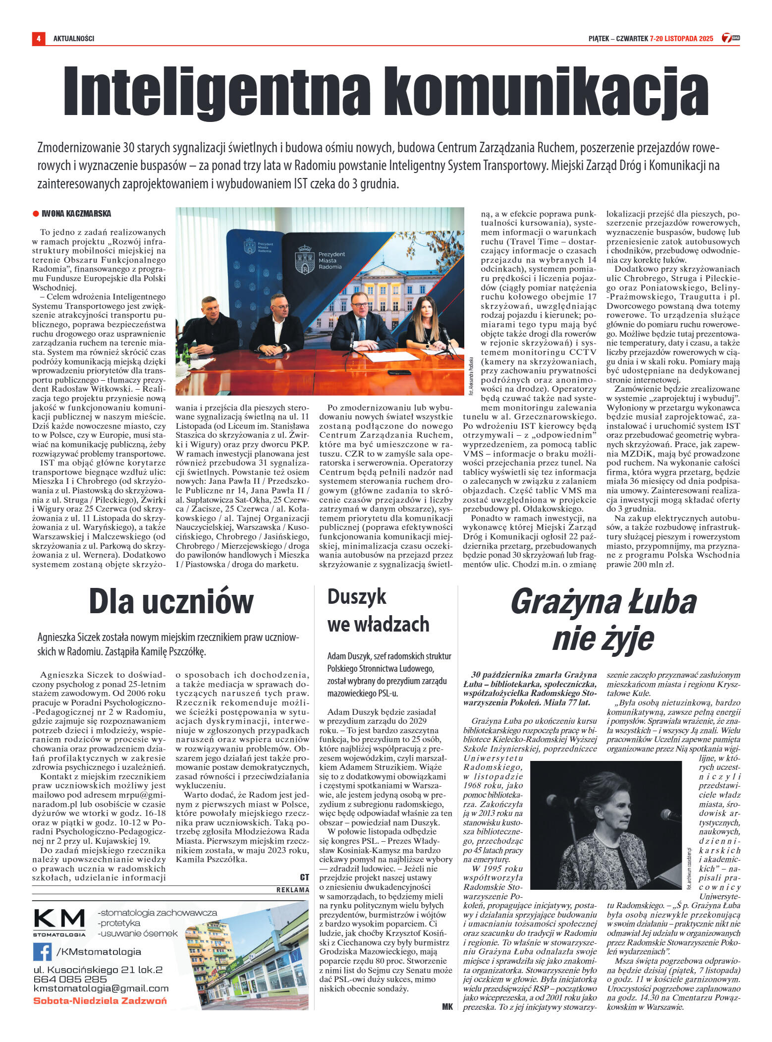 Tygodnik "7 Dni" nr 969 z dn. 7.11.2025 r. - strona 4