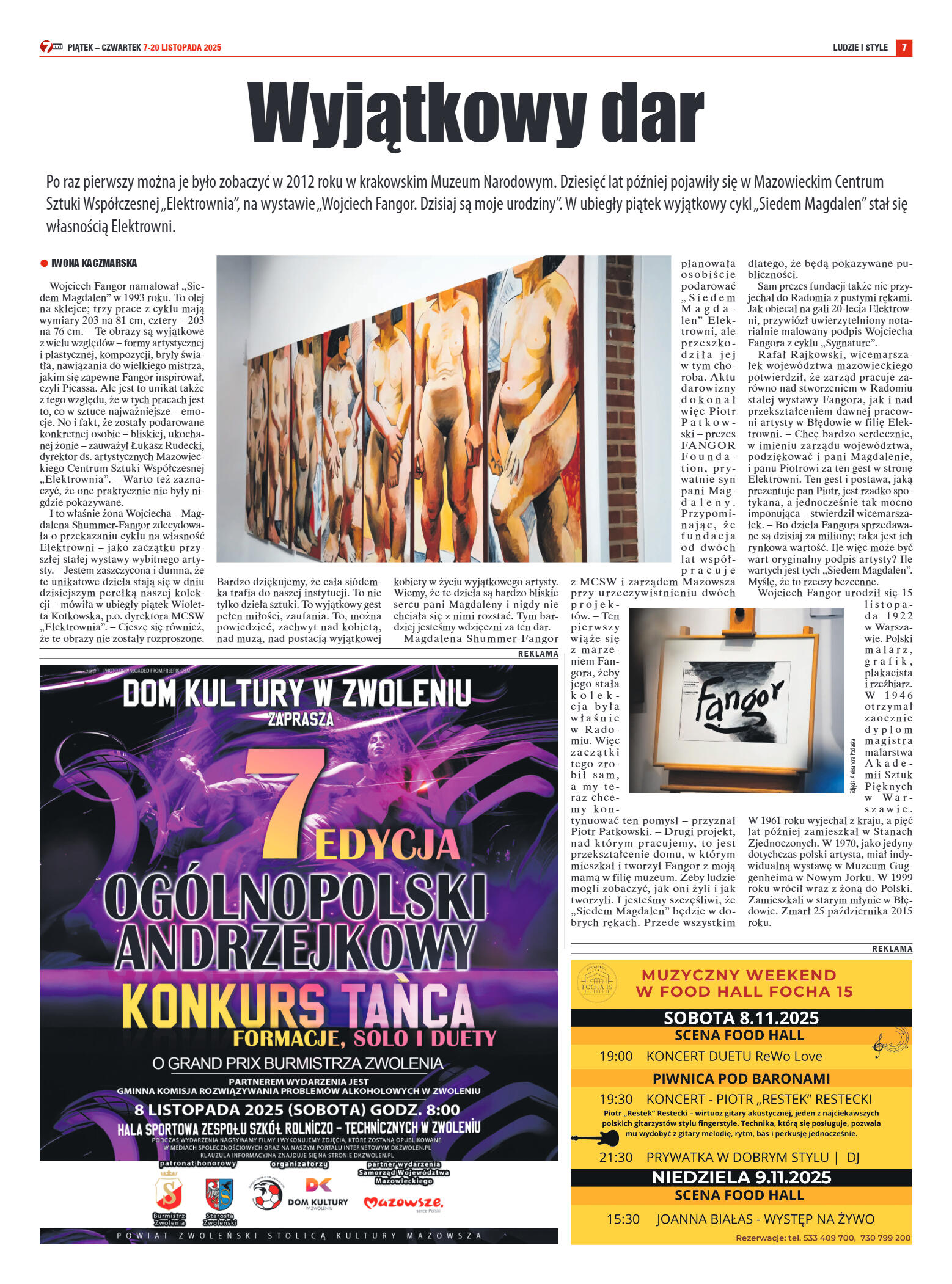Tygodnik "7 Dni" nr 969 z dn. 7.11.2025 r. - strona 7