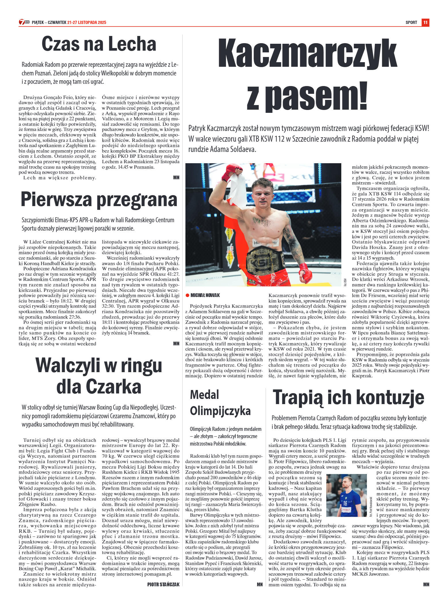 Tygodnik "7 Dni" nr 970 z dn. 21.11. 2025 r. - strona 11