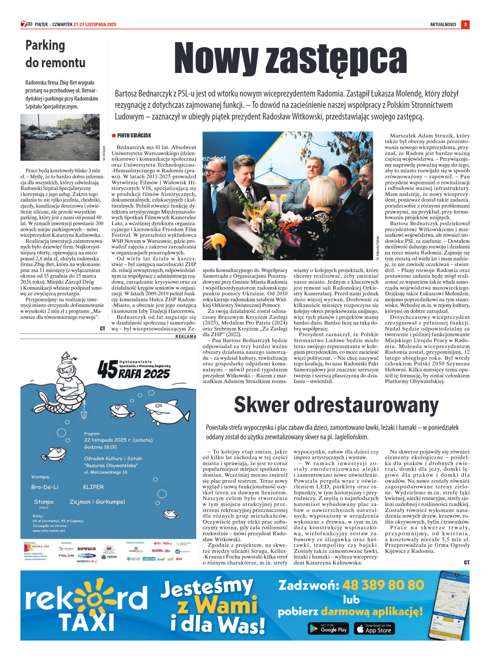 Tygodnik "7 Dni" nr 970 z dn. 21.11. 2025 r. - strona 3