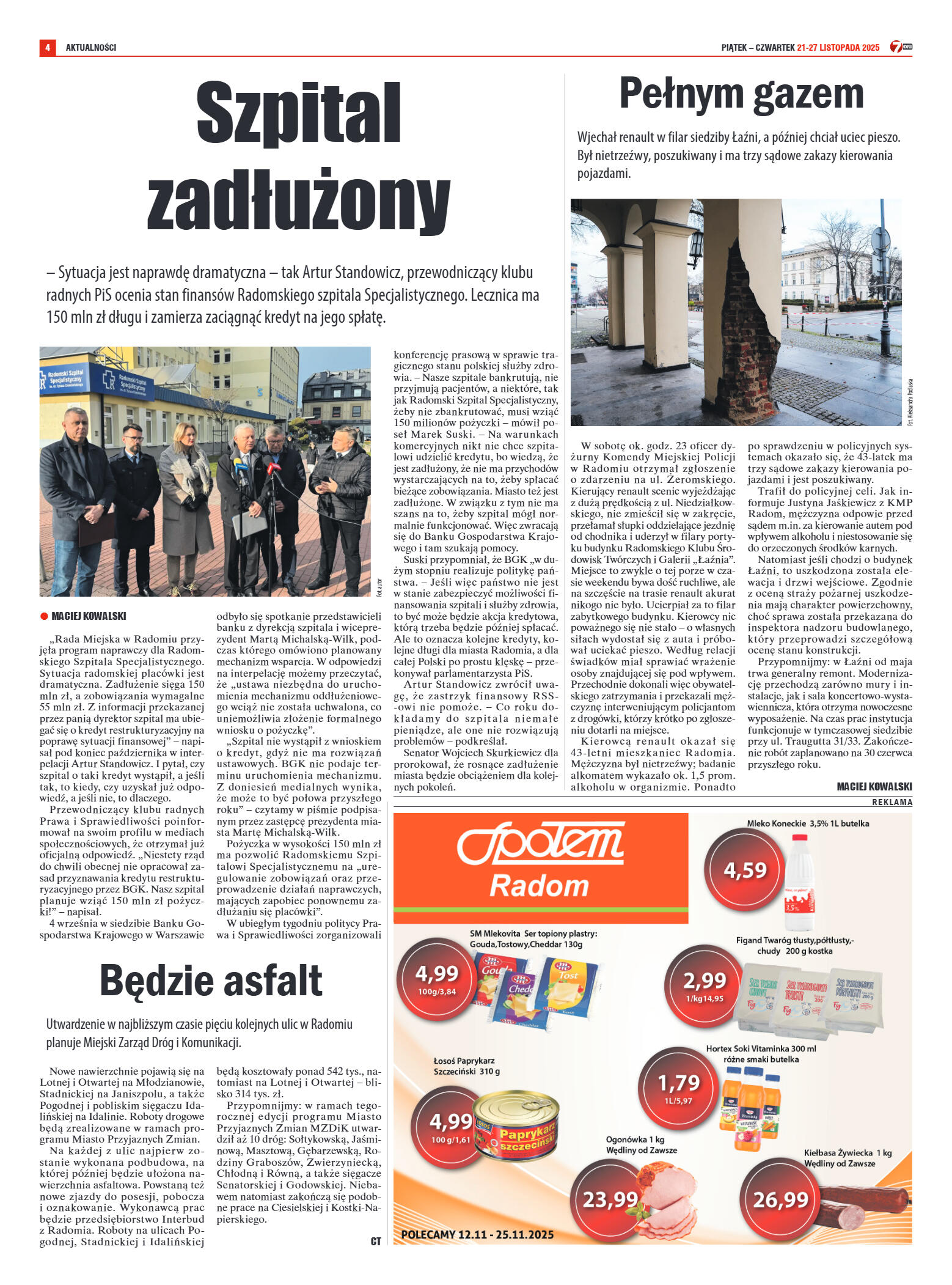 Tygodnik "7 Dni" nr 970 z dn. 21.11. 2025 r. - strona 4