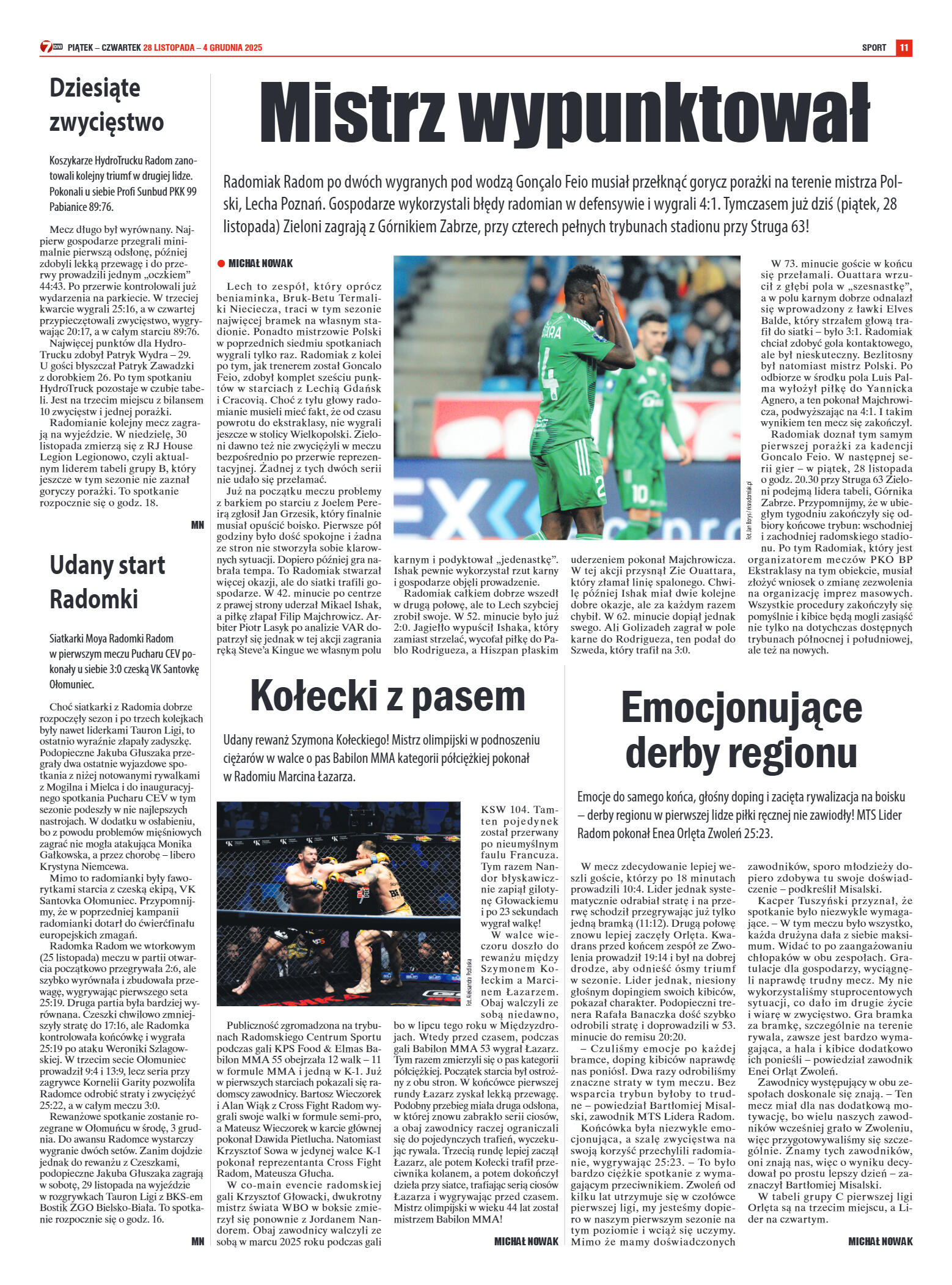 Tygodnik "7 Dni" nr 971 z dn. 28.11.2025 r. - strona 11