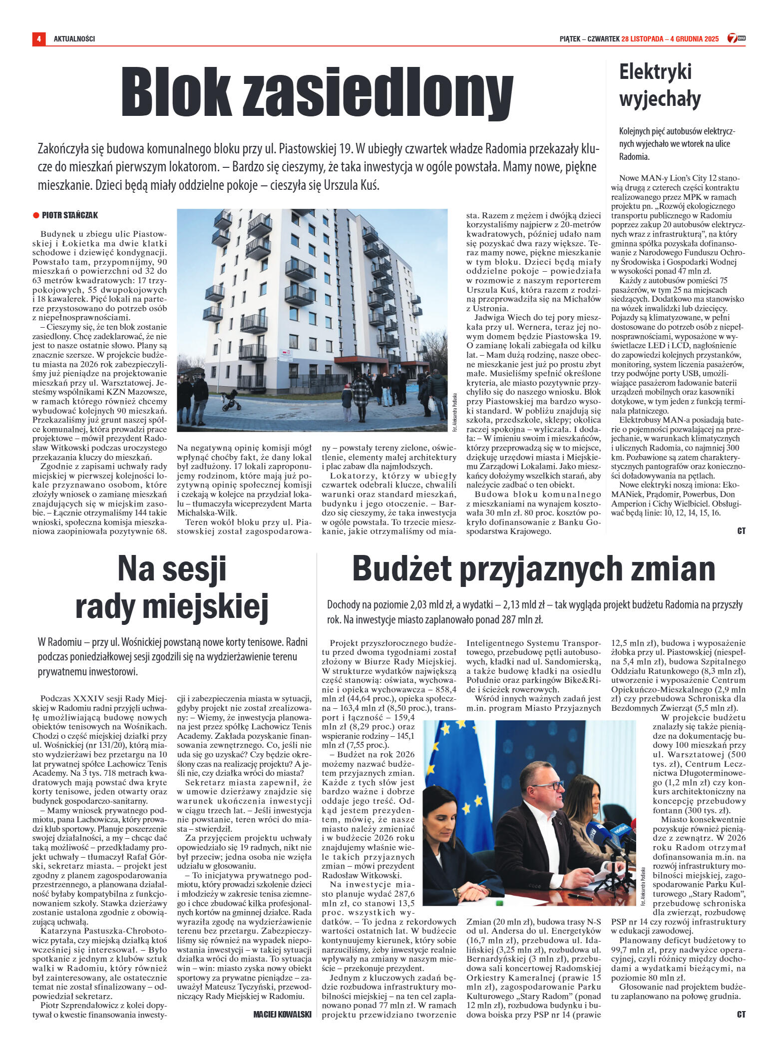 Tygodnik "7 Dni" nr 971 z dn. 28.11.2025 r. - strona 4