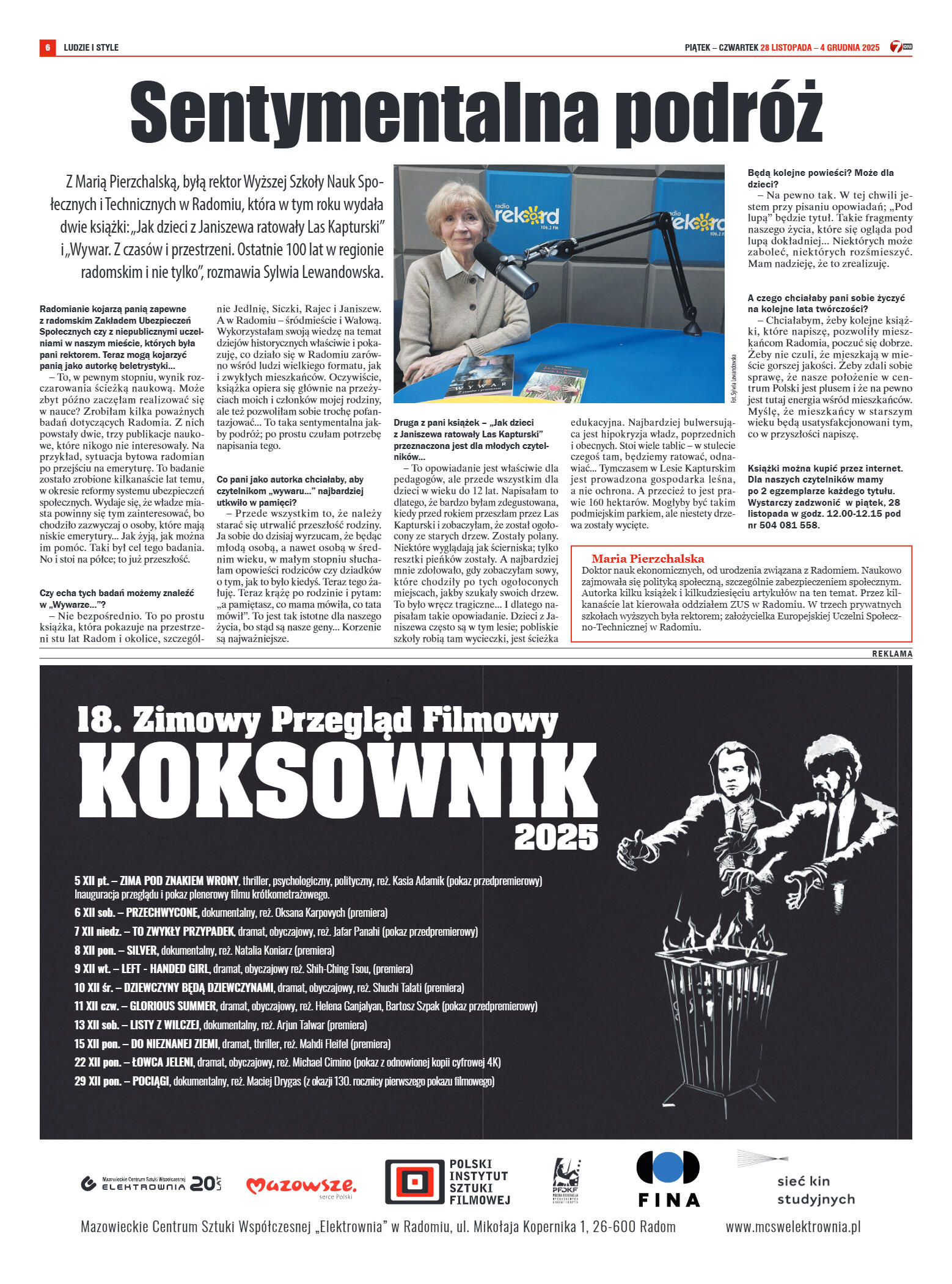 Tygodnik "7 Dni" nr 971 z dn. 28.11.2025 r. - strona 6