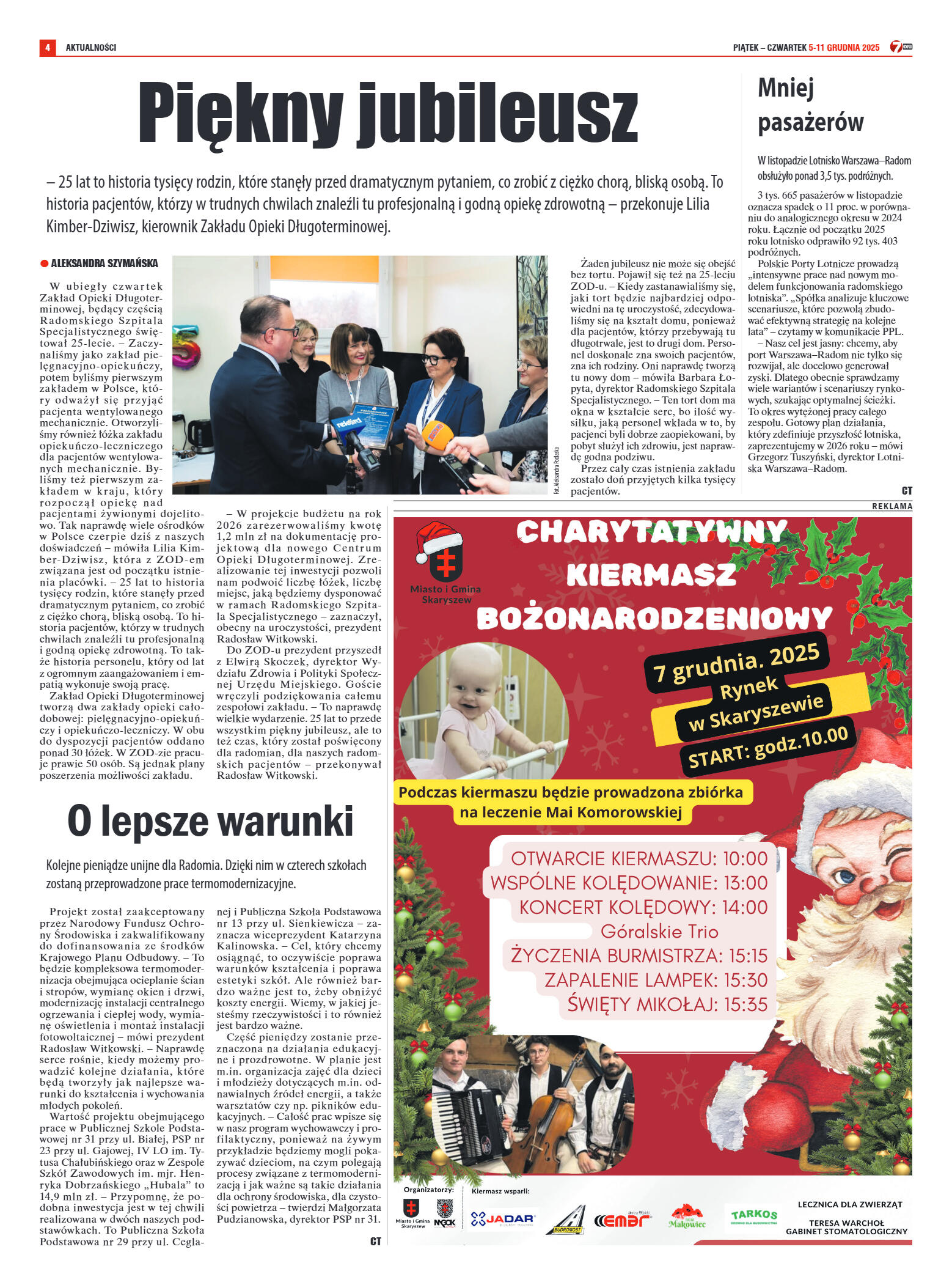 Tygodnik "7 Dni" nr 972 z dn. 5.12.2025 r. - strona 4