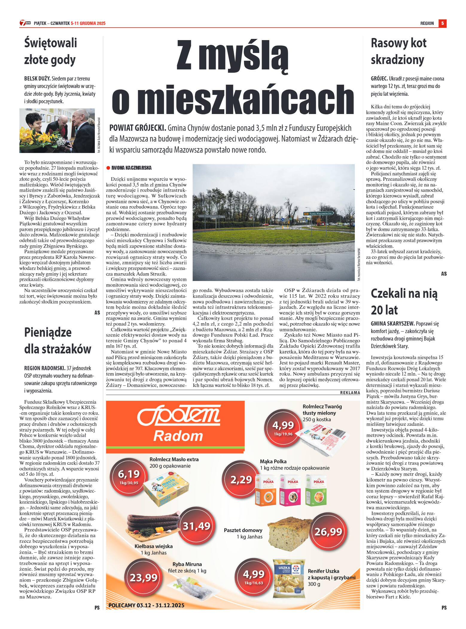 Tygodnik "7 Dni" nr 972 z dn. 5.12.2025 r. - strona 5