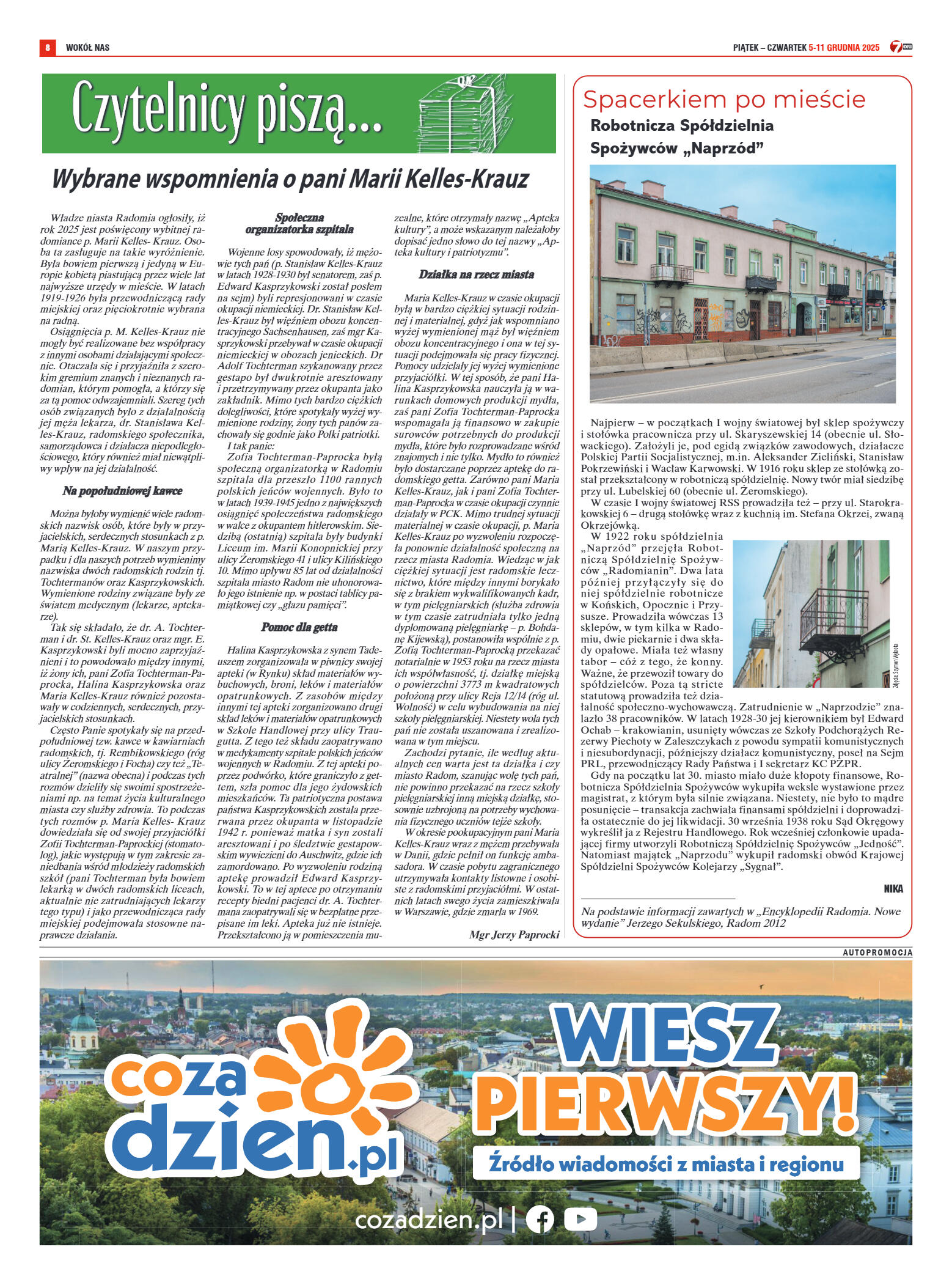 Tygodnik "7 Dni" nr 972 z dn. 5.12.2025 r. - strona 8