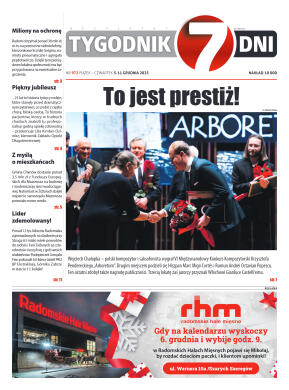 Tygodnik "7 Dni" nr 972 z dn. 5.12.2025 r. - strona 1