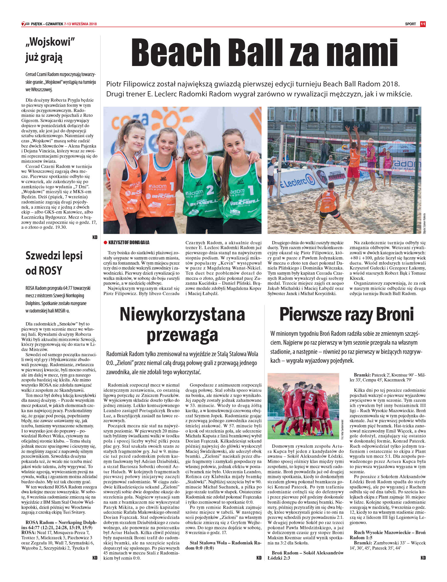 Tygodnik "7 Dni" nr 651 z 07.09.2018 - strona 11