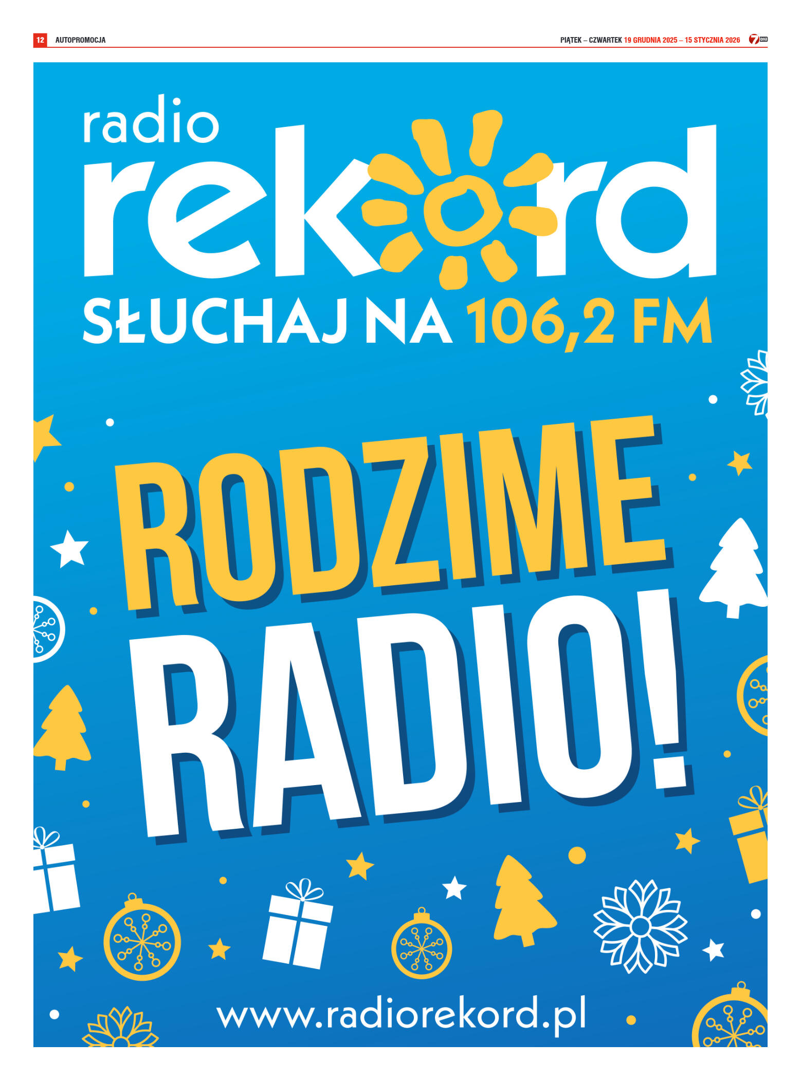 Tygodnik "7 Dni" nr 974 z dn. 19.12.2025 r. - strona 12