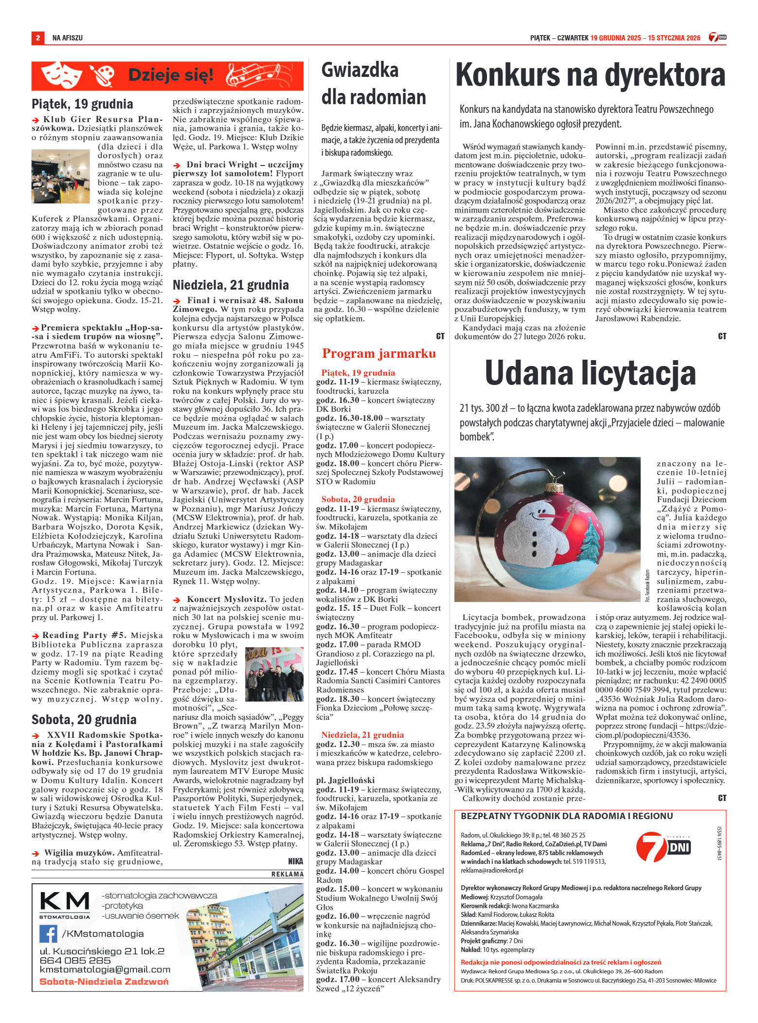 Tygodnik "7 Dni" nr 974 z dn. 19.12.2025 r. - strona 2