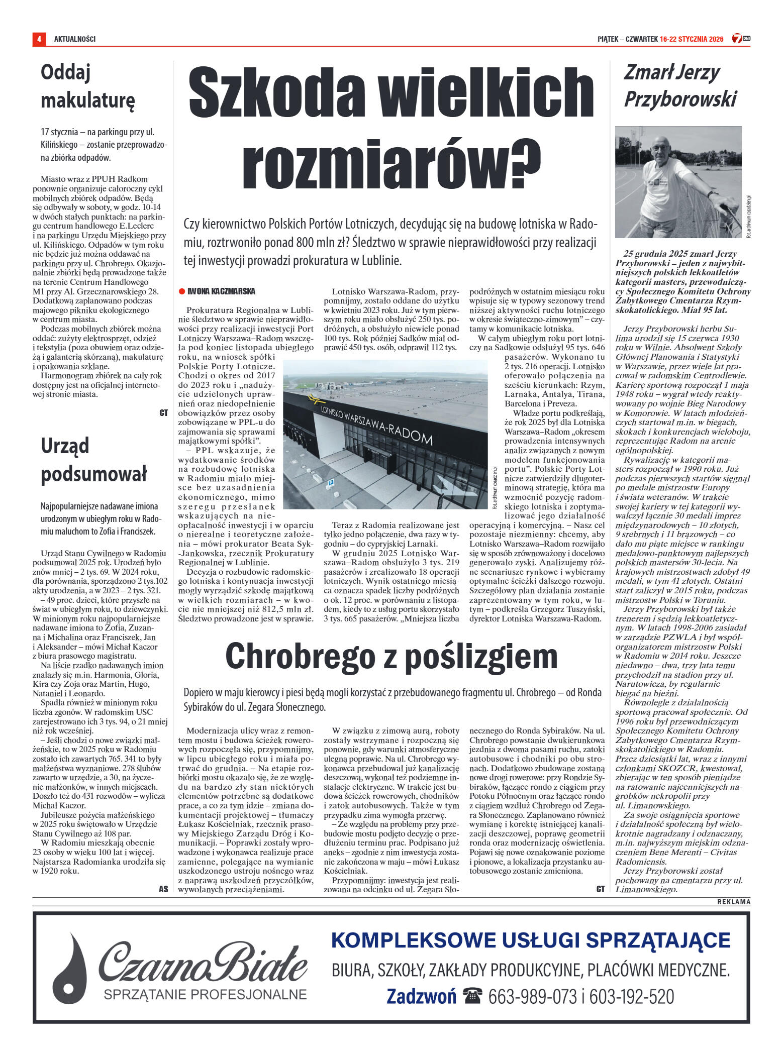 Tygodnik "7 Dni" nr 975 z dn. 16.01. 2026 r. - strona 4