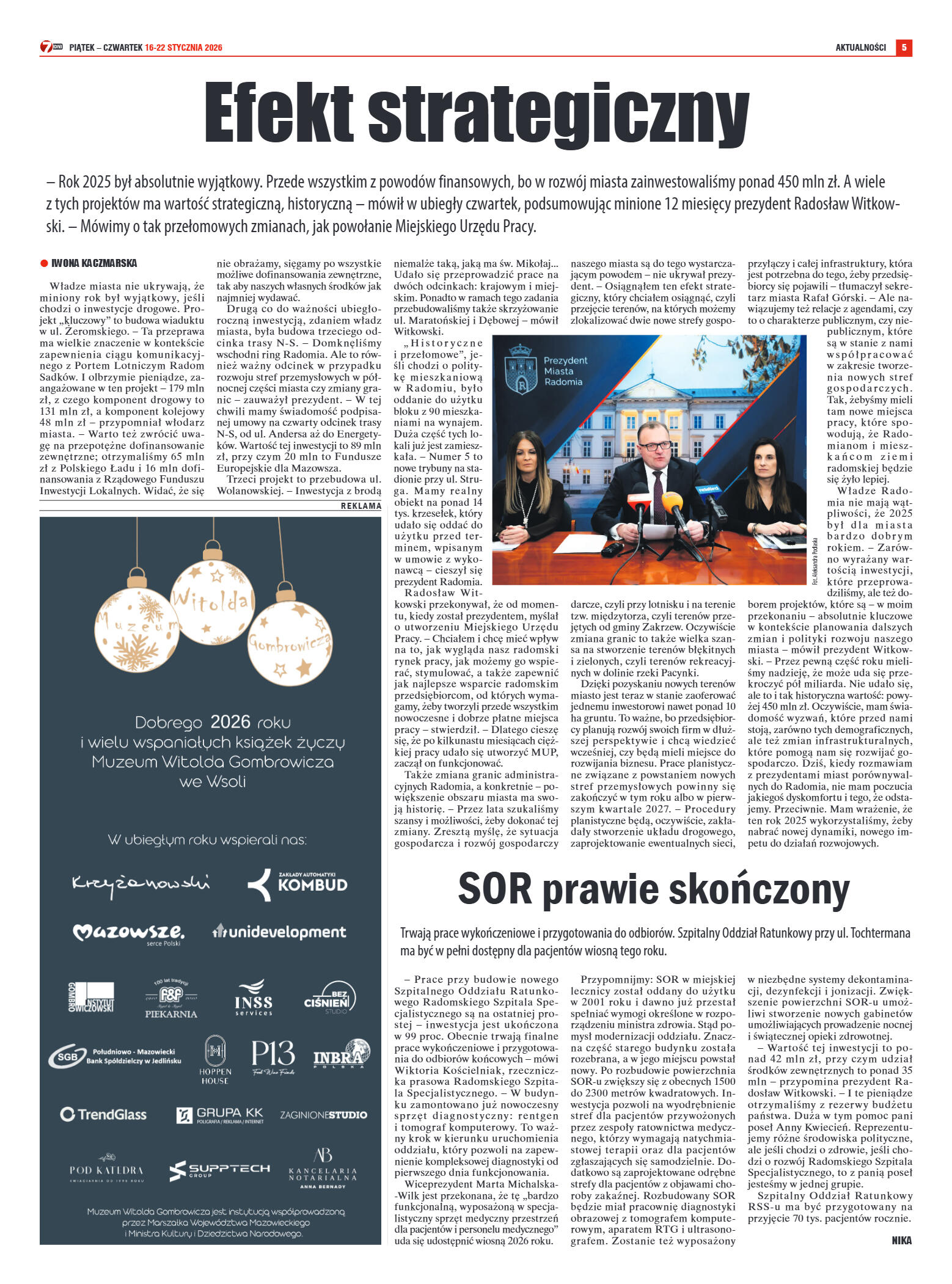 Tygodnik "7 Dni" nr 975 z dn. 16.01. 2026 r. - strona 5