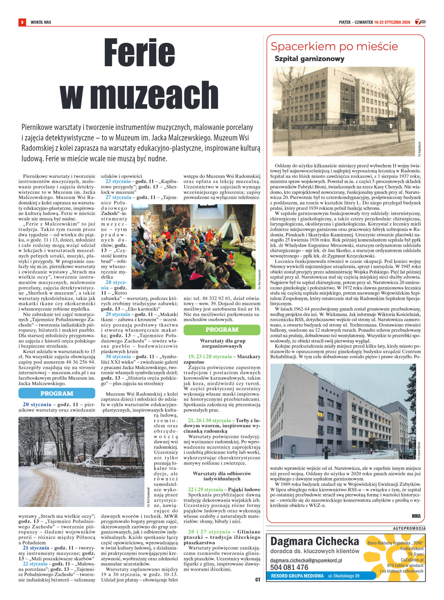 Tygodnik "7 Dni" nr 975 z dn. 16.01. 2026 r. - strona 8