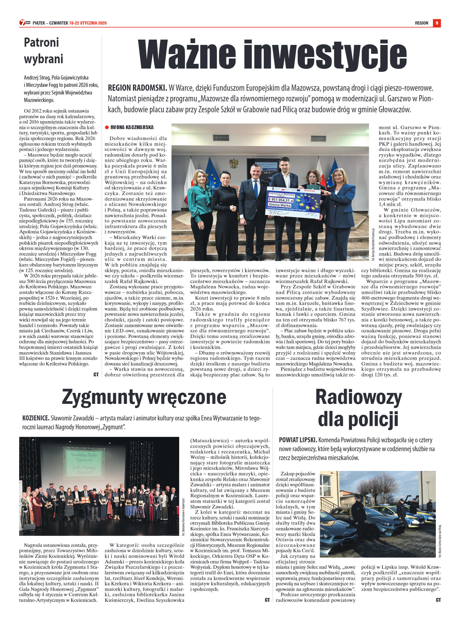 Tygodnik "7 Dni" nr 975 z dn. 16.01. 2026 r. - strona 9