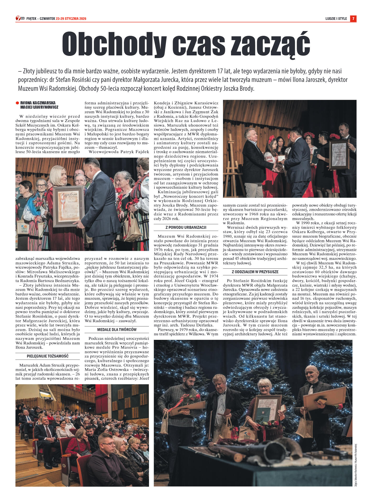 Tygodnik "7 Dni" nr 976 z dn. 23.01. 2026 r. - strona 7