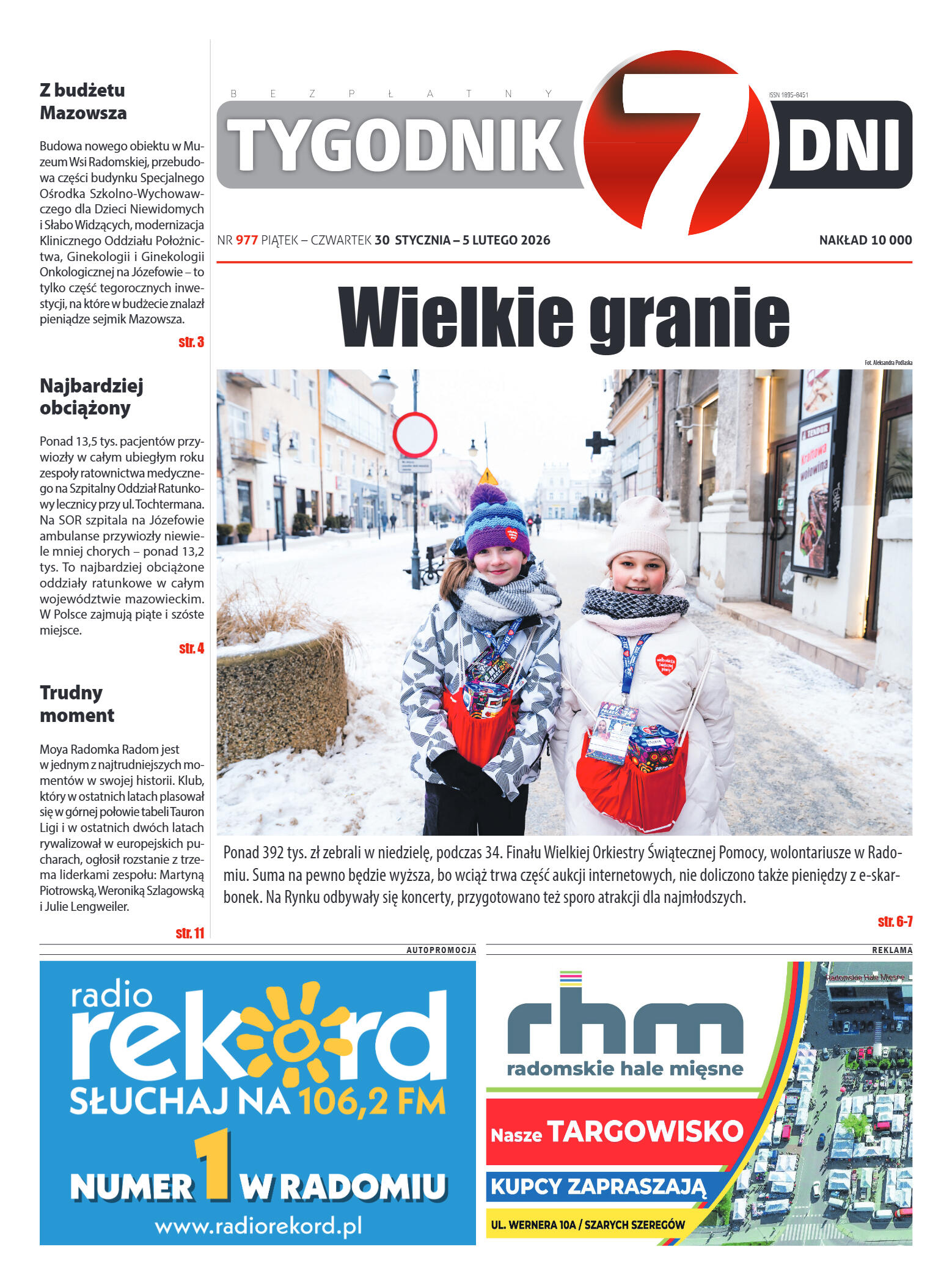 Tygodnik "7 Dni" nr 977 z dn. 30.01. 2026 r. - strona 1
