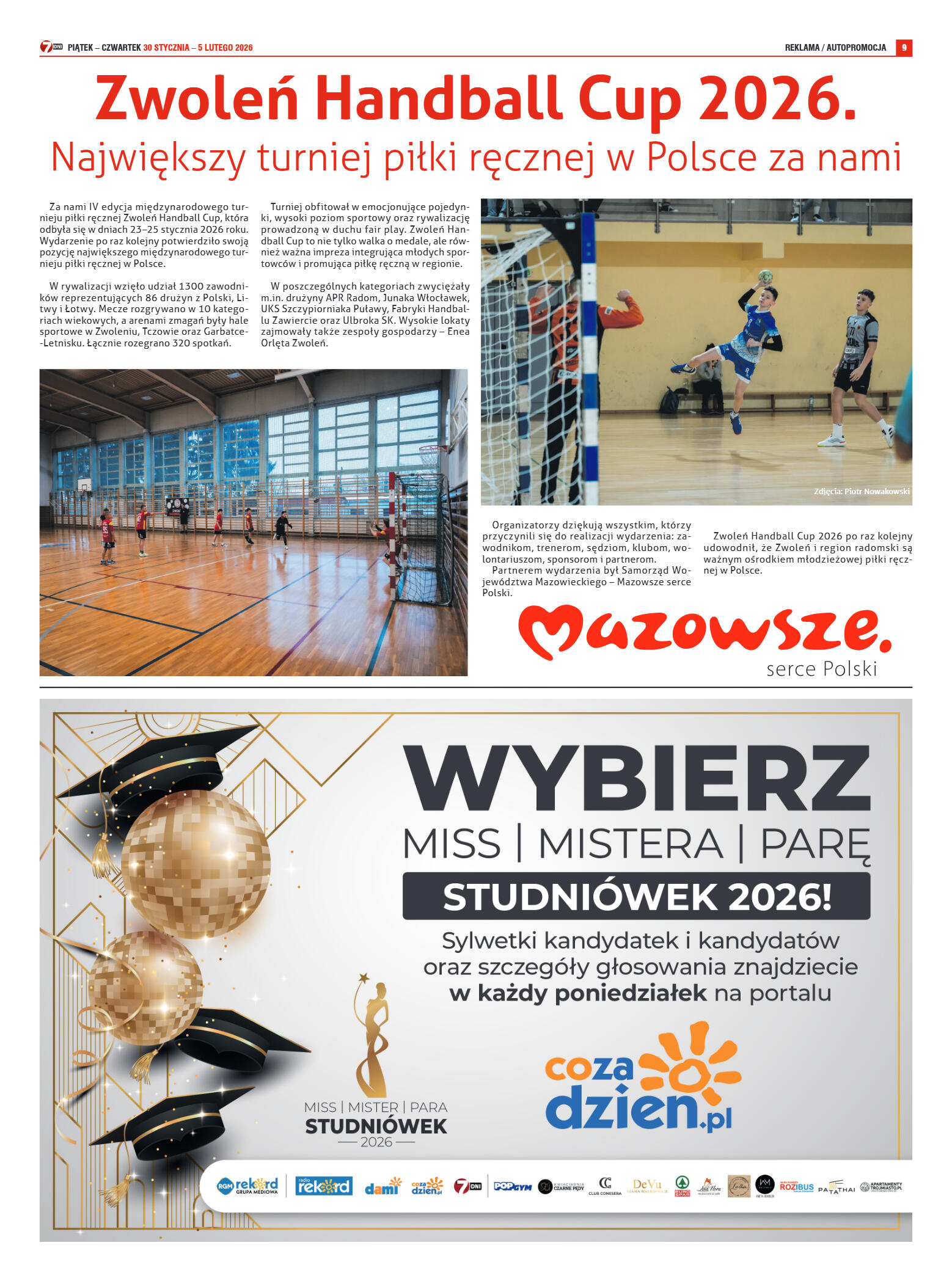 Tygodnik "7 Dni" nr 977 z dn. 30.01. 2026 r. - strona 9