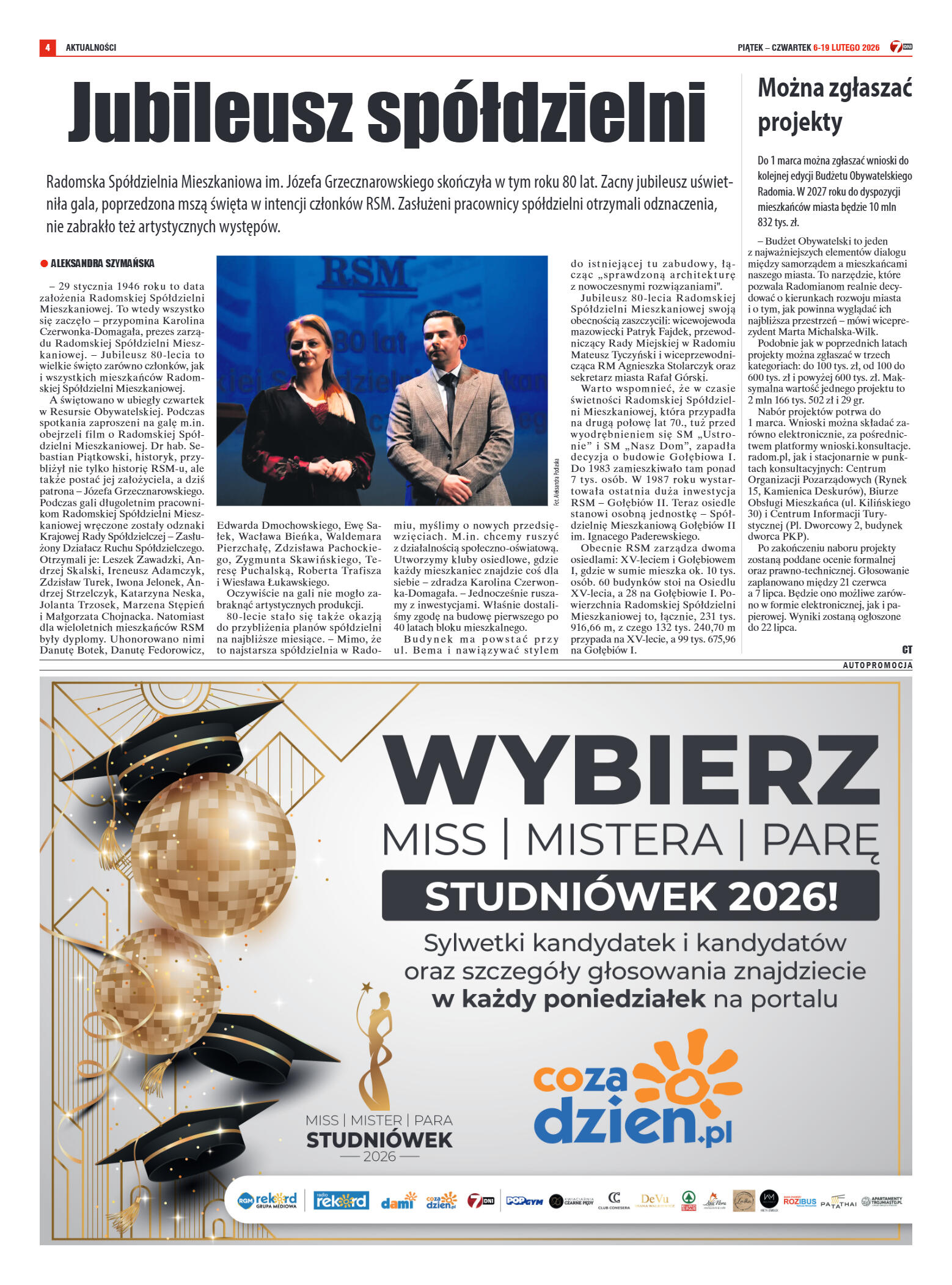 Tygodnik "7 Dni" nr 978 z dn. 6.02. 2026 r. - strona 4