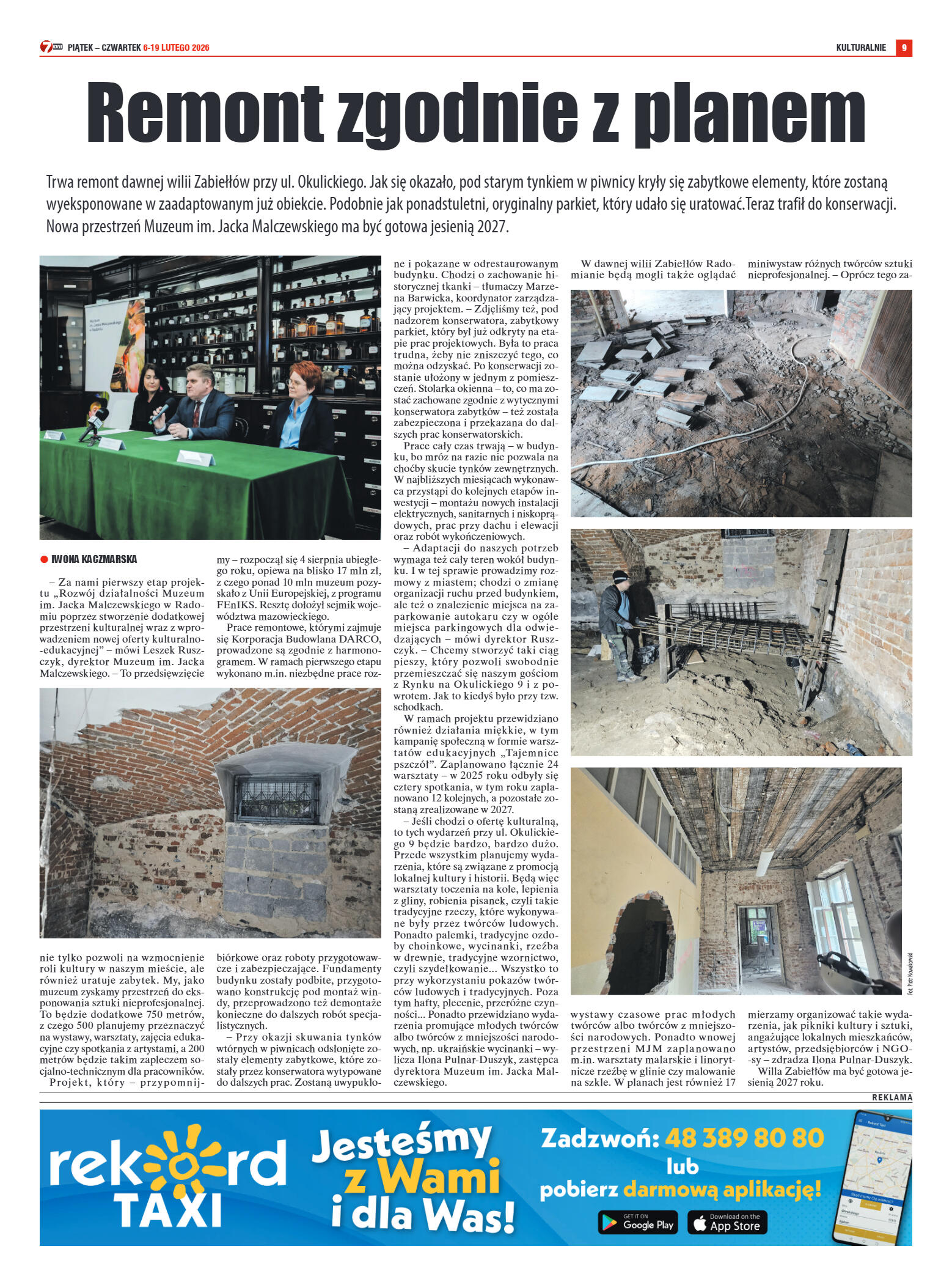 Tygodnik "7 Dni" nr 978 z dn. 6.02. 2026 r. - strona 9