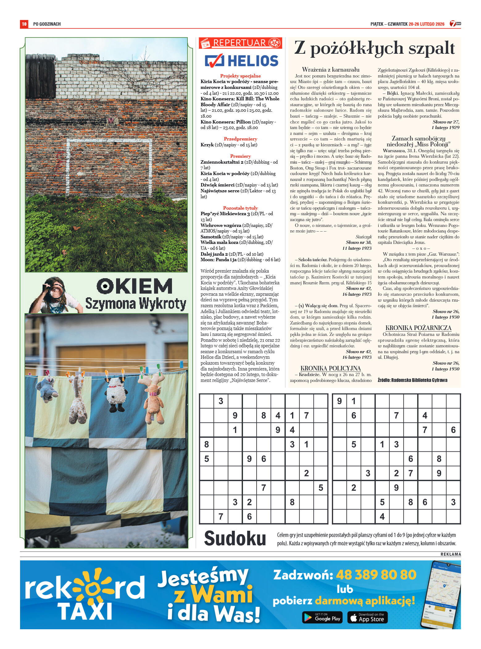 Tygodnik "7 Dni" nr 979 z dn. 20.02. 2026 r. - strona 10