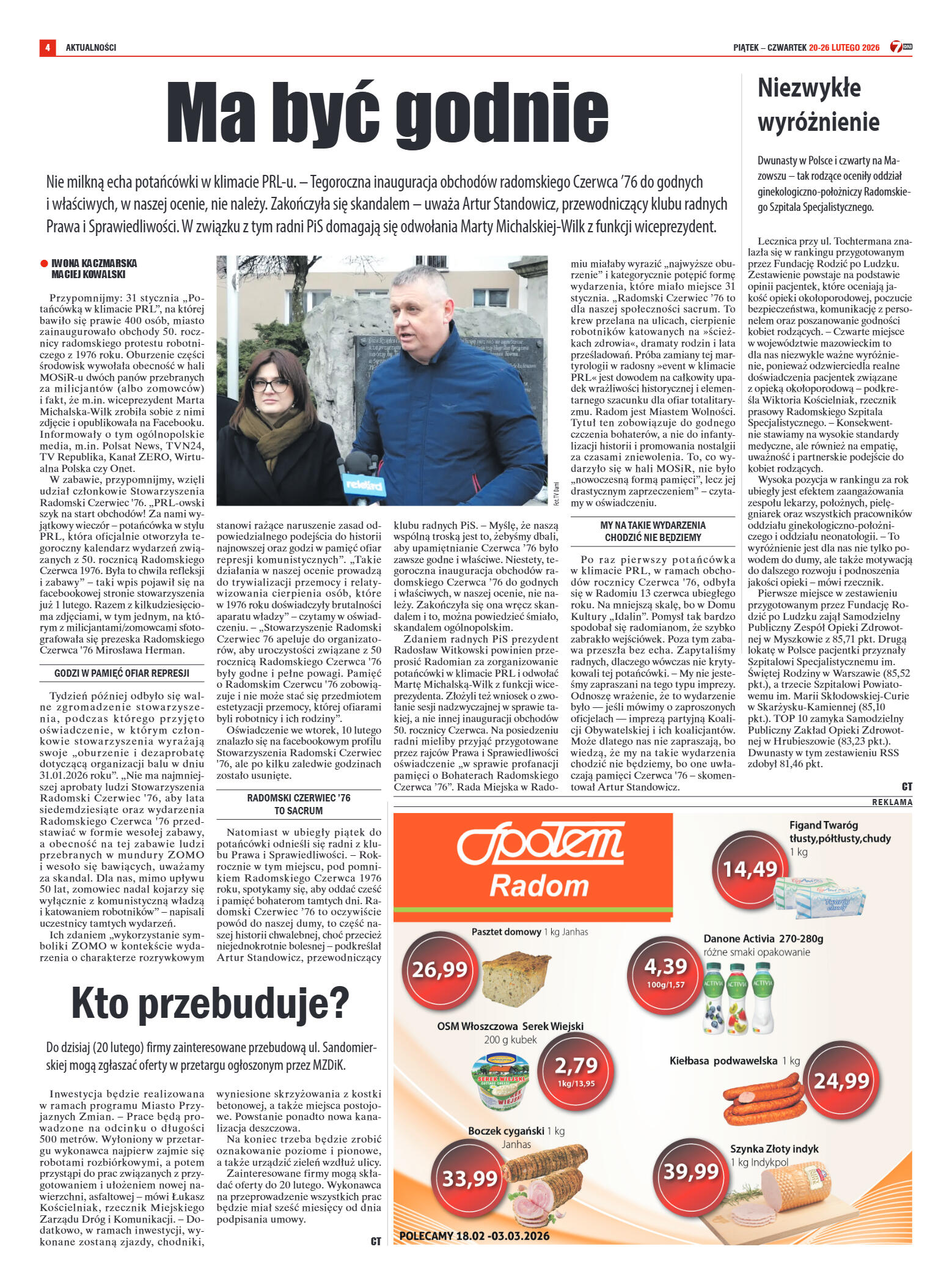 Tygodnik "7 Dni" nr 979 z dn. 20.02. 2026 r. - strona 4