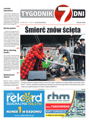 Tygodnik "7 Dni" nr 979 z dn. 20.02. 2026 r. - strona 1