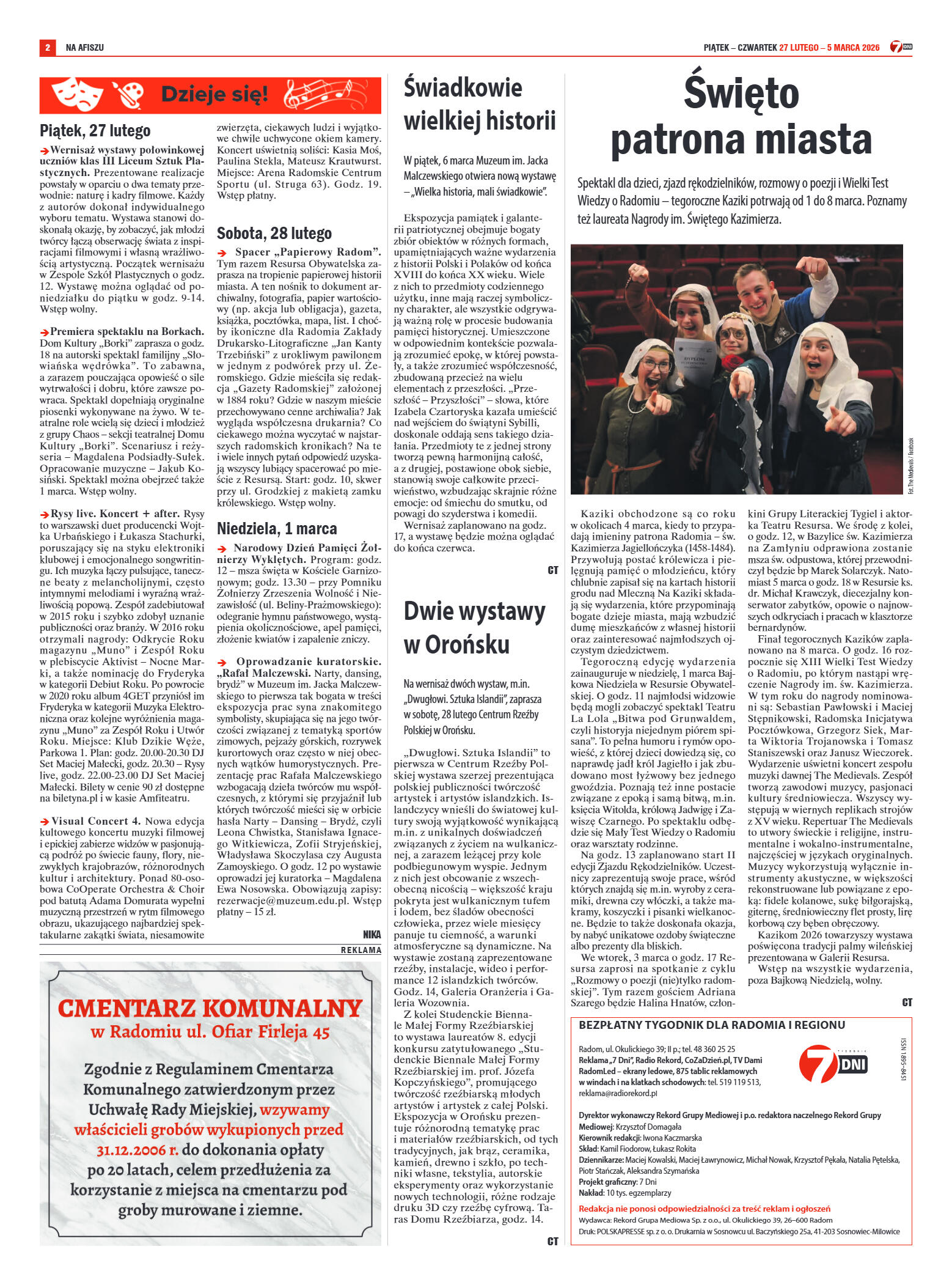 Tygodnik "7 Dni" nr 980 z dn. 27.02. 2026 r. - strona 2