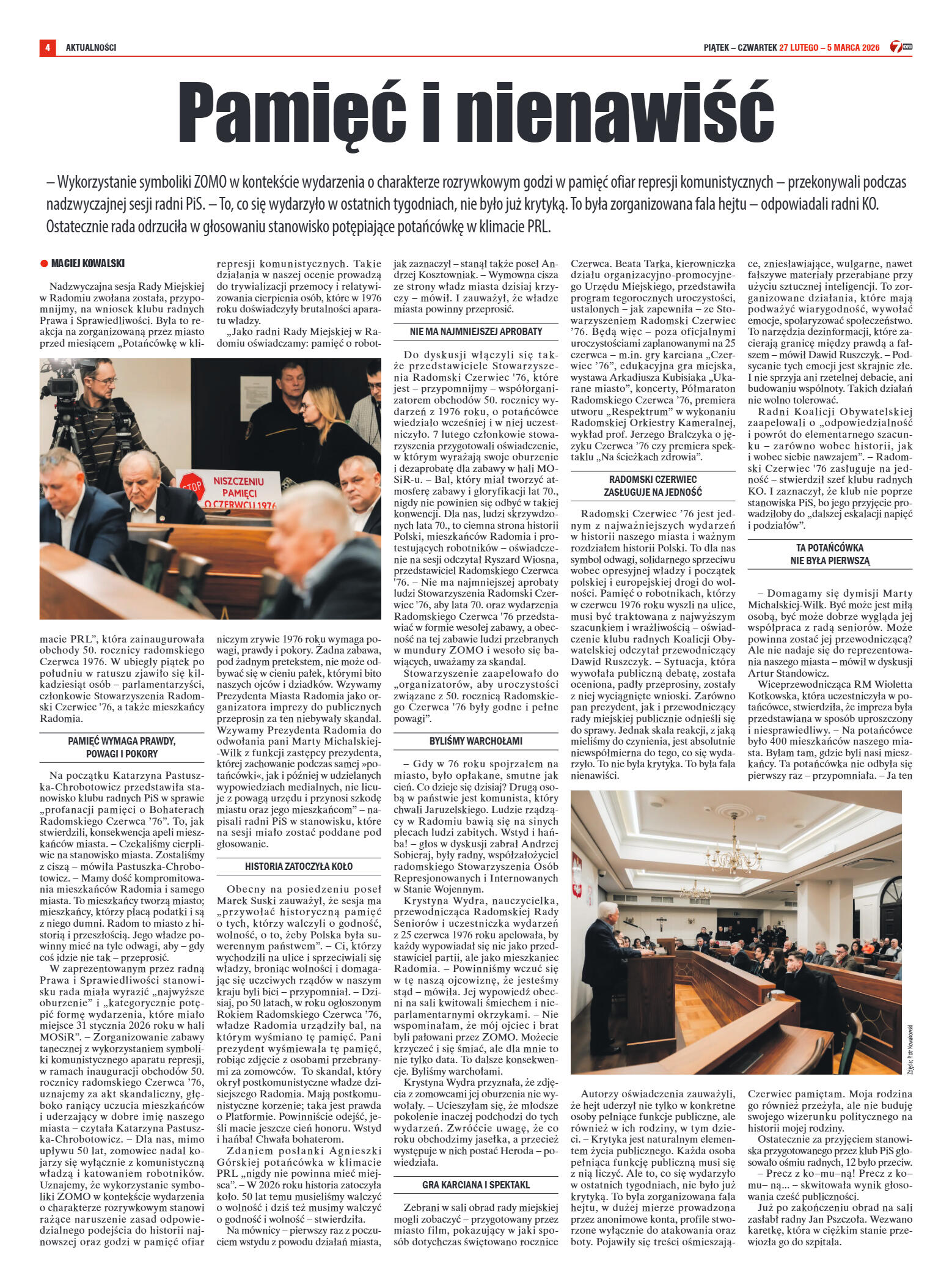 Tygodnik "7 Dni" nr 980 z dn. 27.02. 2026 r. - strona 4