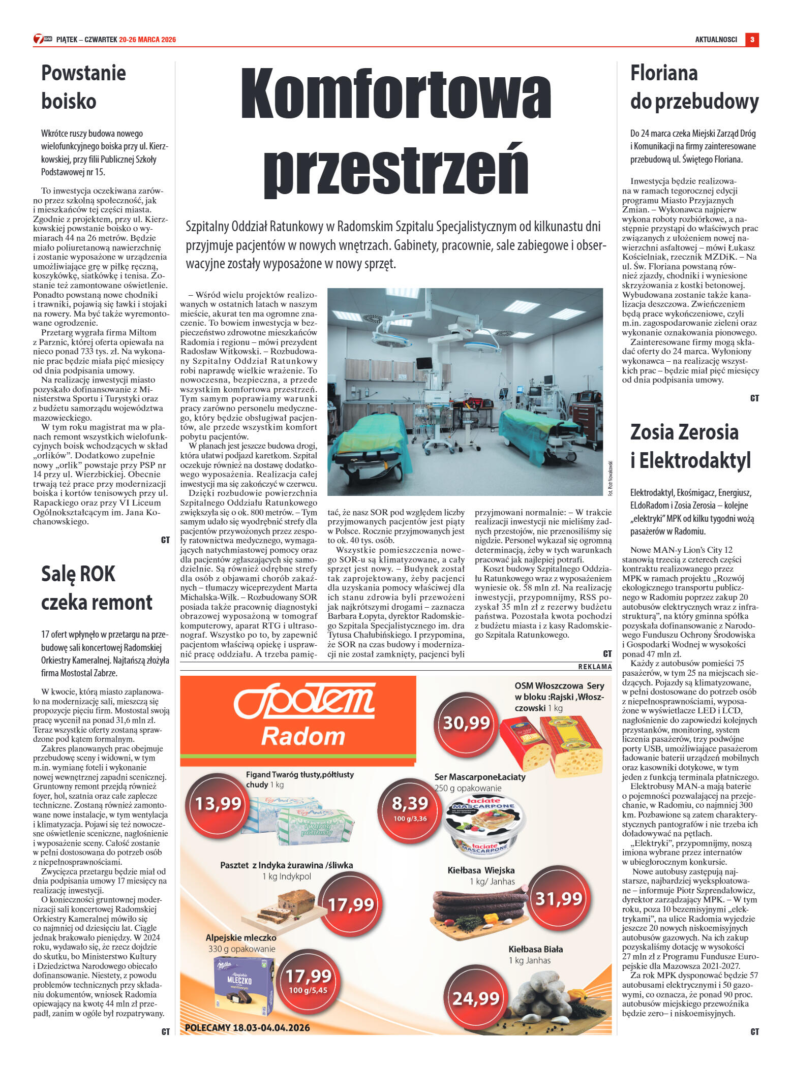 Tygodnik "7 Dni" nr 982 z dn. 20.03. 2026 r. - strona 3