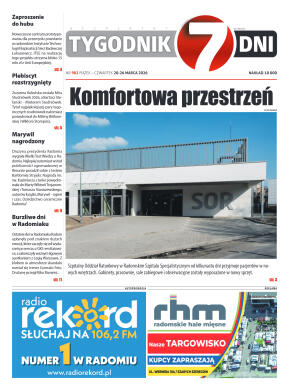 Tygodnik "7 Dni" nr 982 z dn. 20.03. 2026 r. - strona 1
