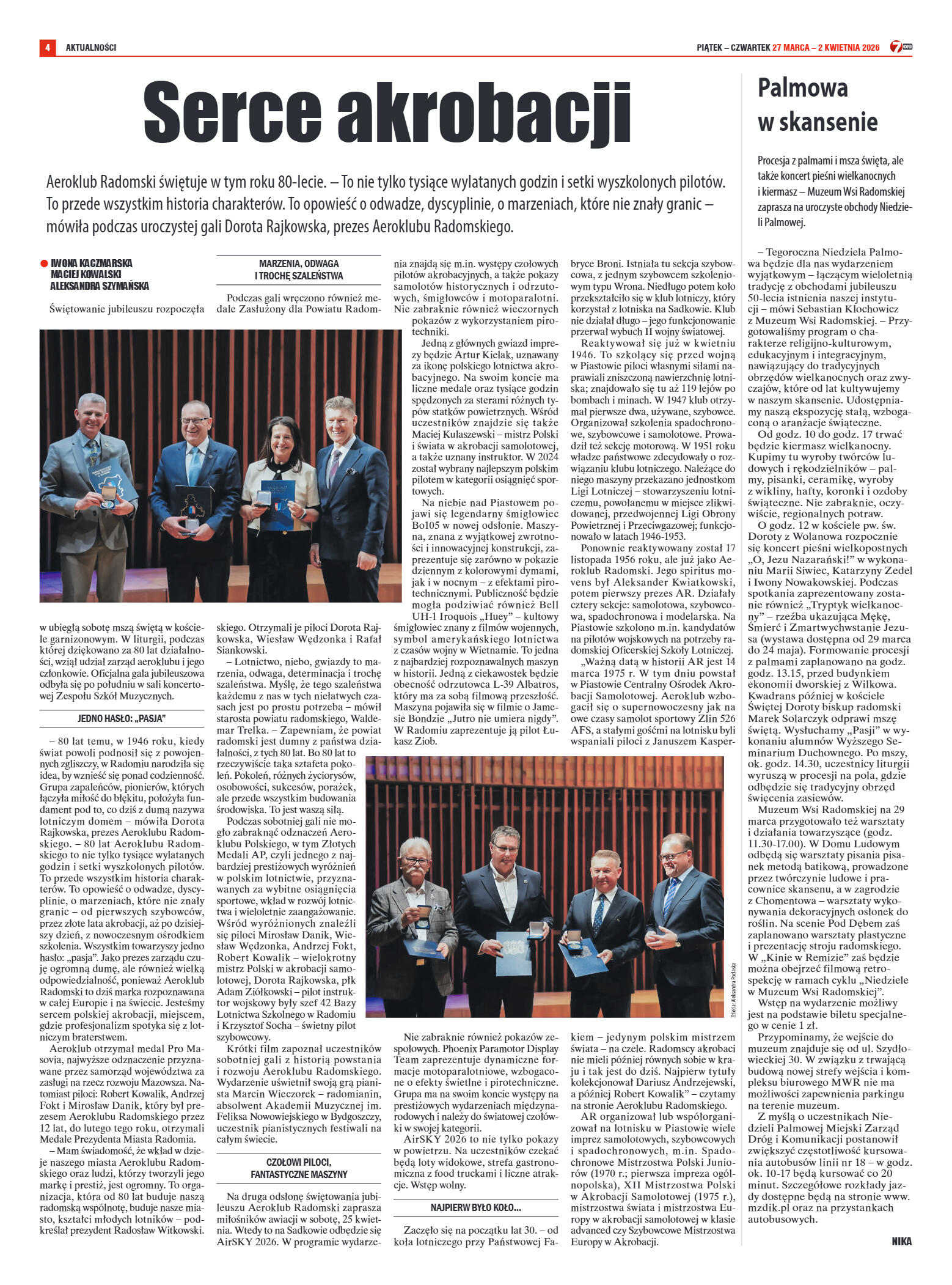 Tygodnik "7 Dni" nr 983 z dn. 27.03. 2026 r. - strona 4