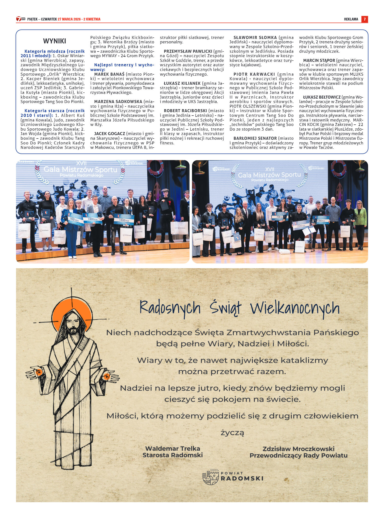 Tygodnik "7 Dni" nr 983 z dn. 27.03. 2026 r. - strona 7