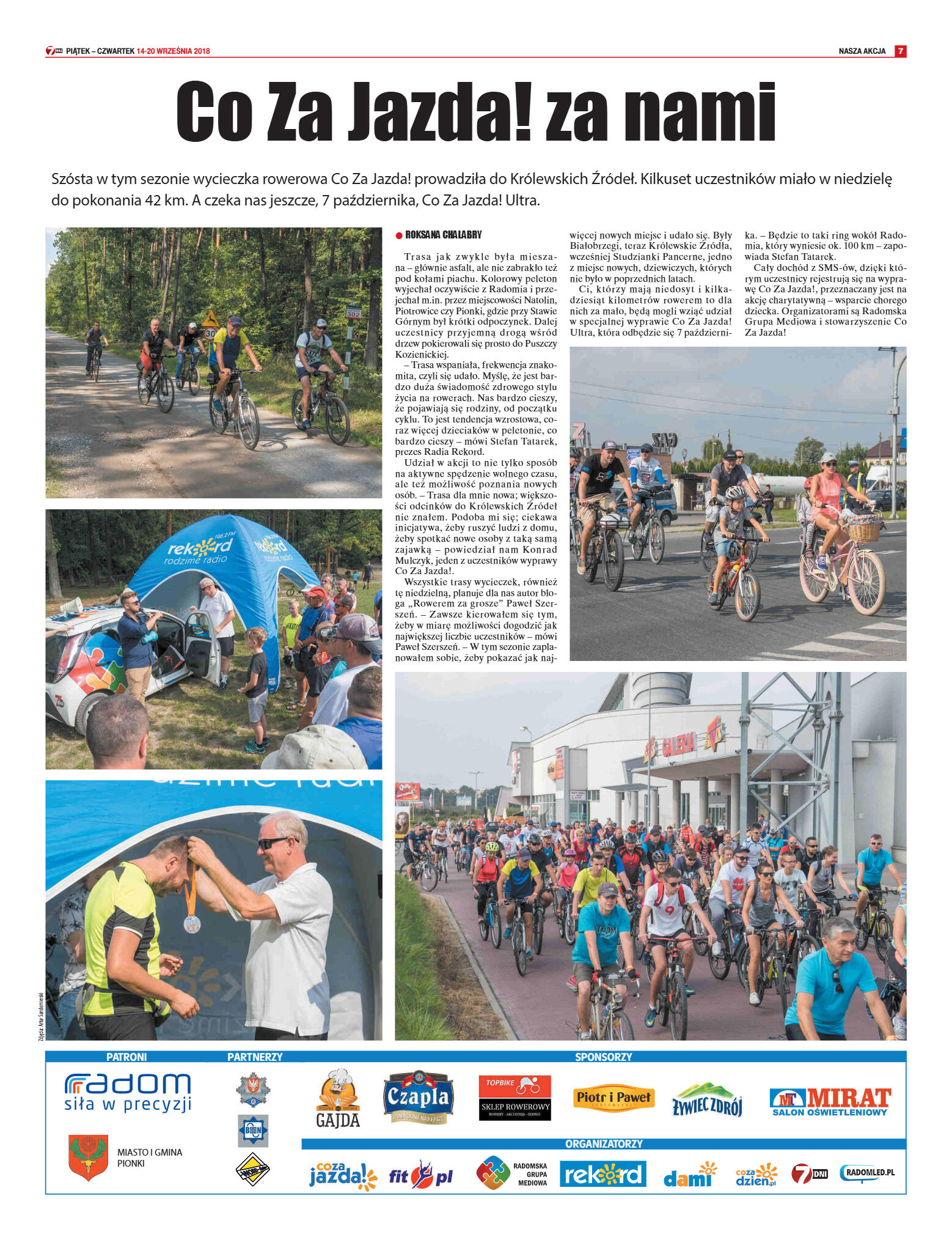 Tygodnik "7 Dni" nr 652 z 14.09.2018 - strona 7