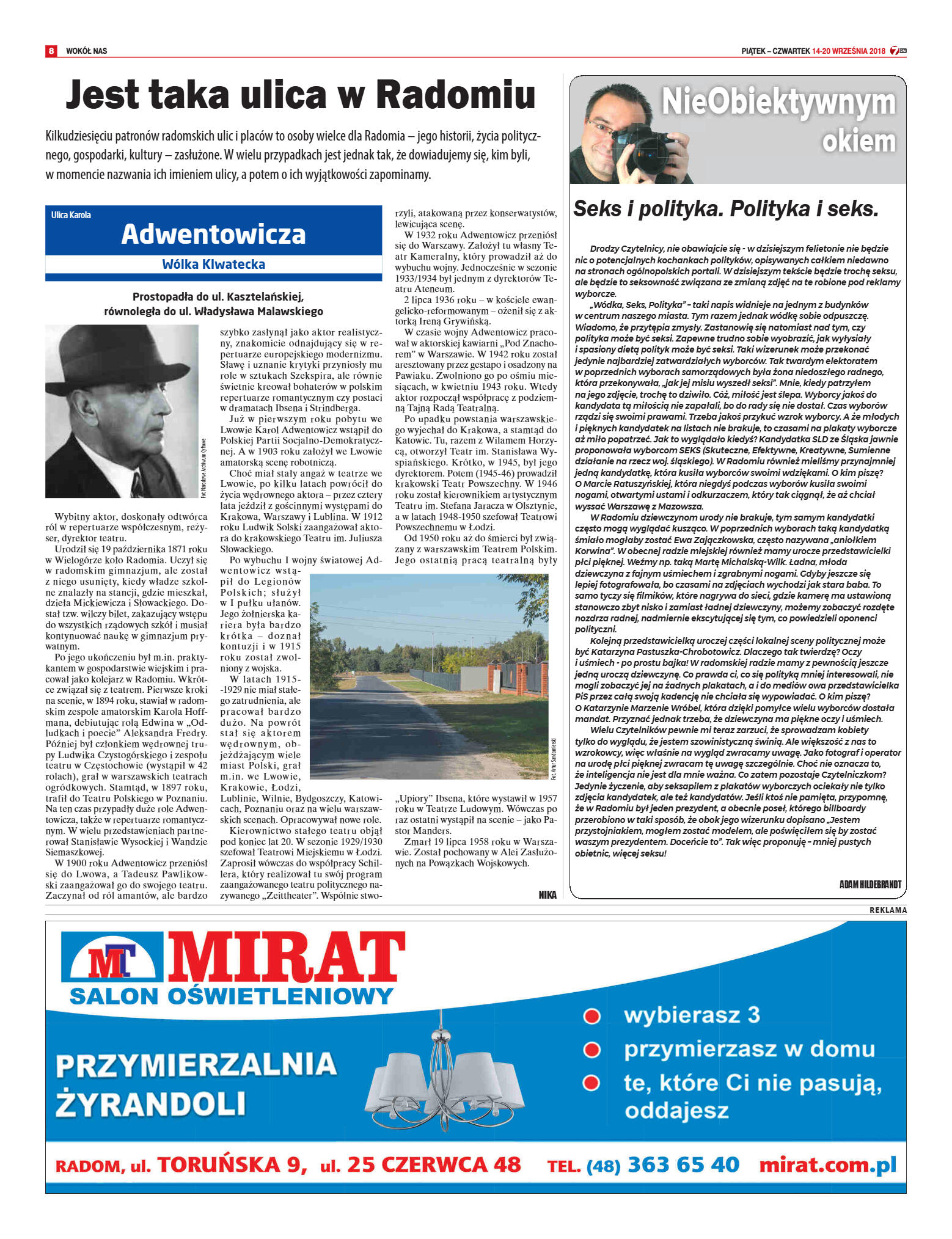 Tygodnik "7 Dni" nr 652 z 14.09.2018 - strona 8