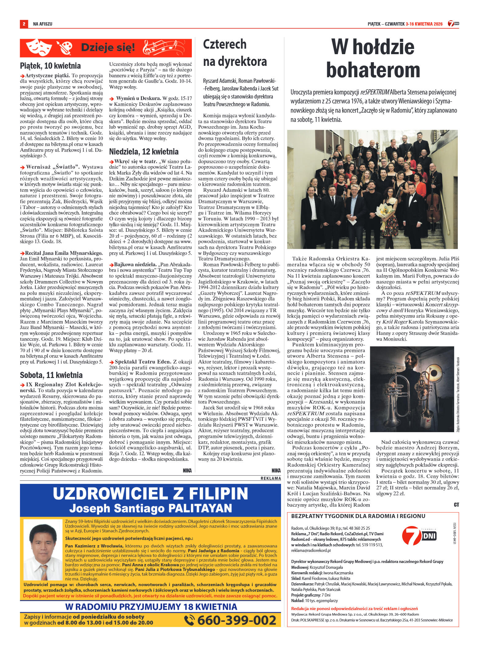 Tygodnik "7 Dni" nr 984 z dn. 03.04. 2026 r. - strona 2