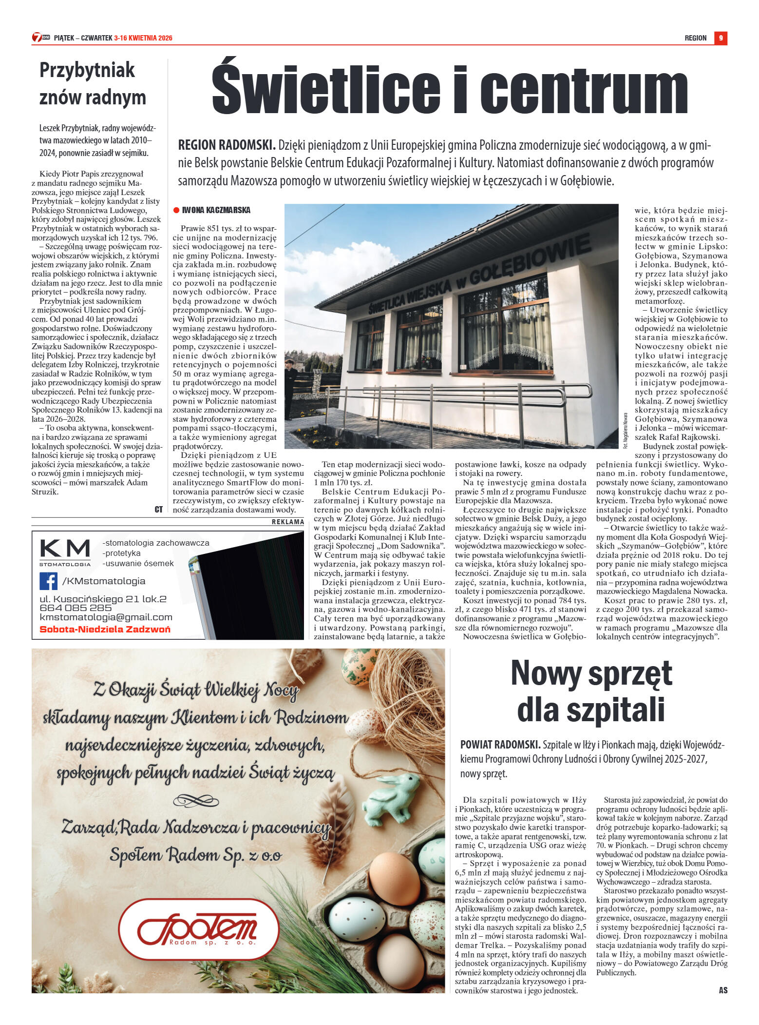 Tygodnik "7 Dni" nr 984 z dn. 03.04. 2026 r. - strona 9