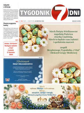 Tygodnik "7 Dni" nr 984 z dn. 03.04. 2026 r. - strona 1