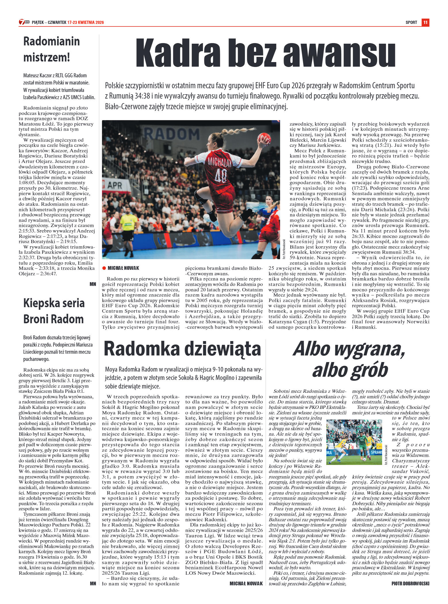 Tygodnik "7 Dni" nr 985 z dn. 17.04. 2026 r. - strona 11