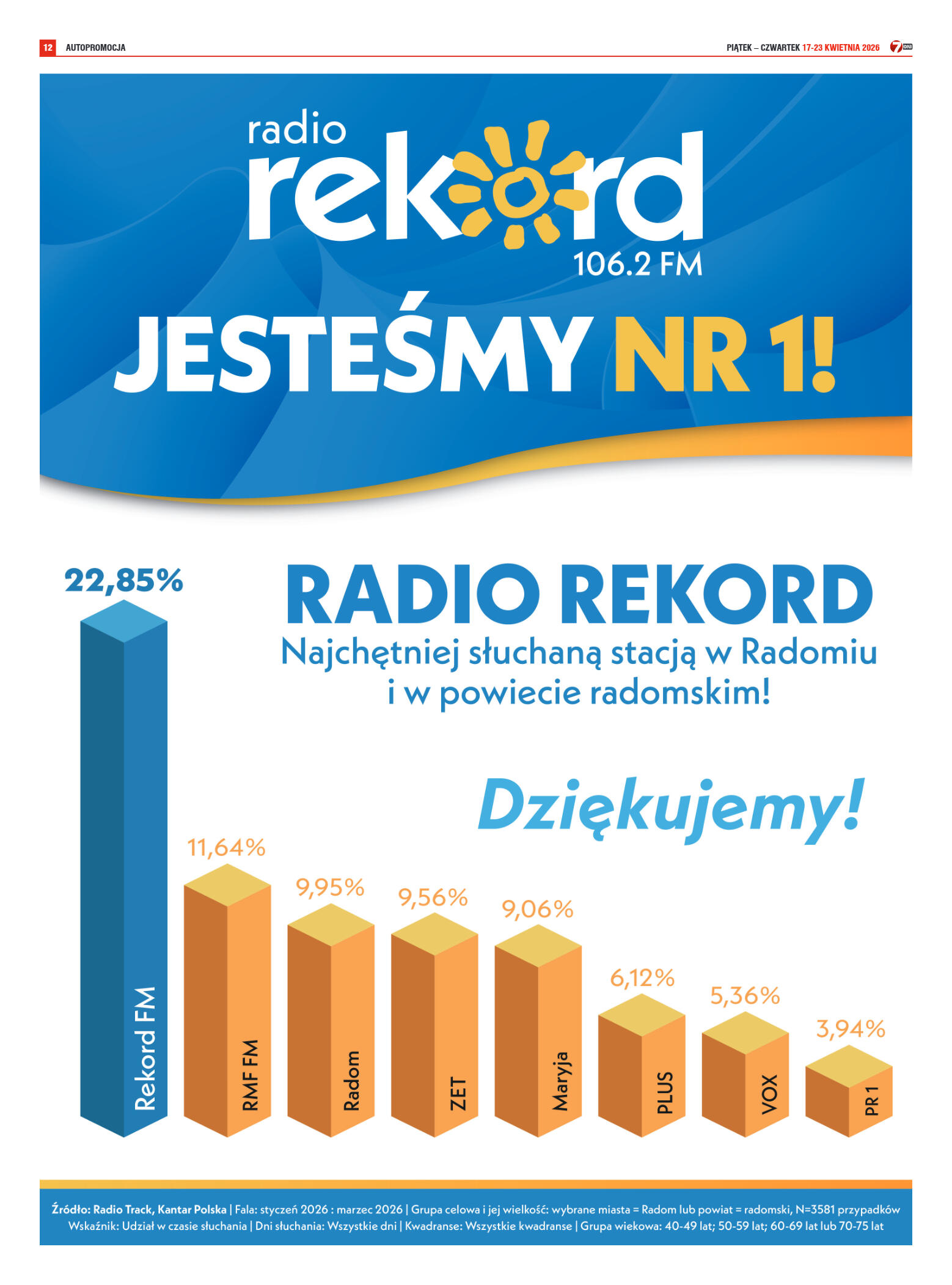 Tygodnik "7 Dni" nr 985 z dn. 17.04. 2026 r. - strona 12