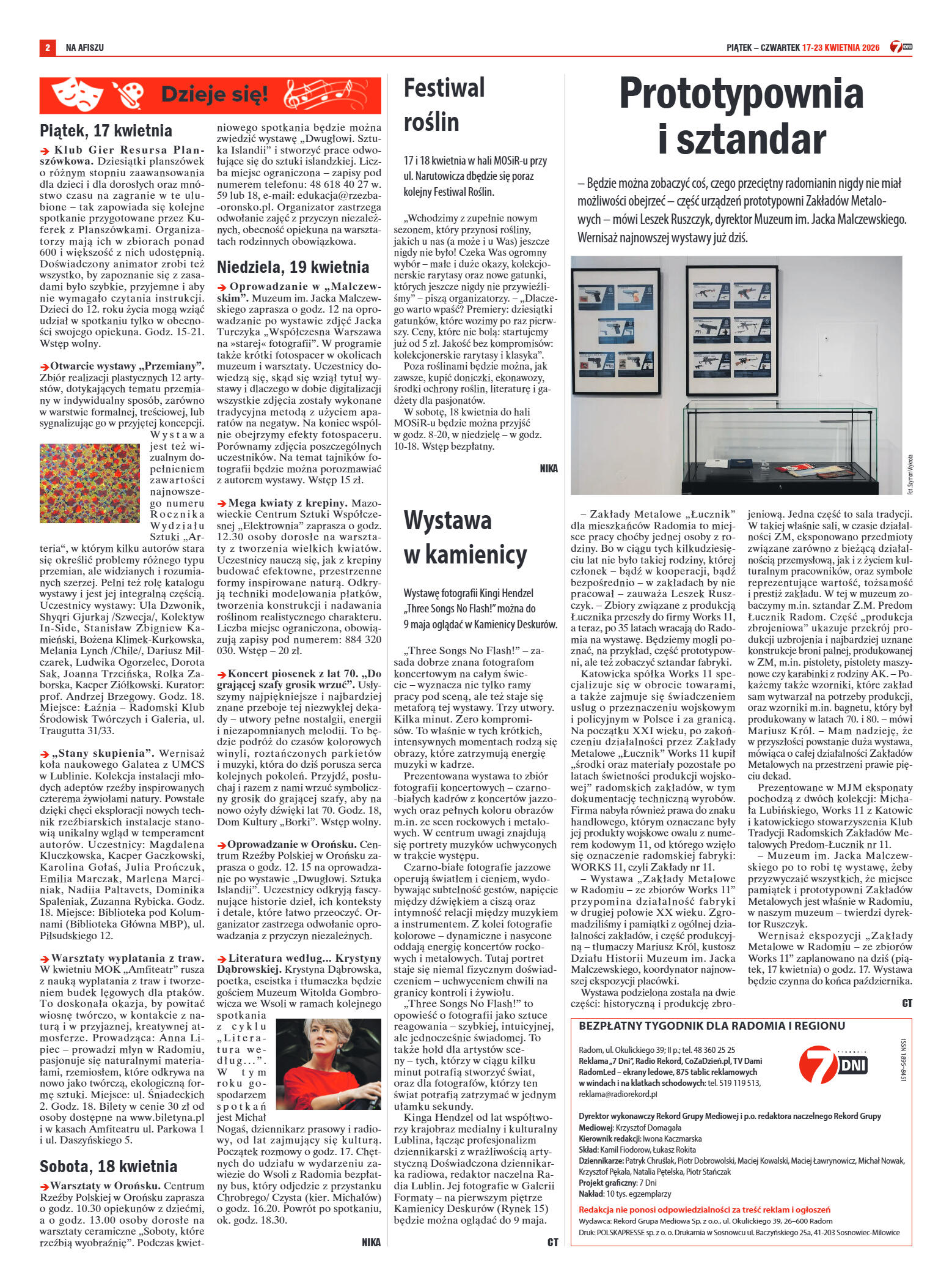 Tygodnik "7 Dni" nr 985 z dn. 17.04. 2026 r. - strona 2