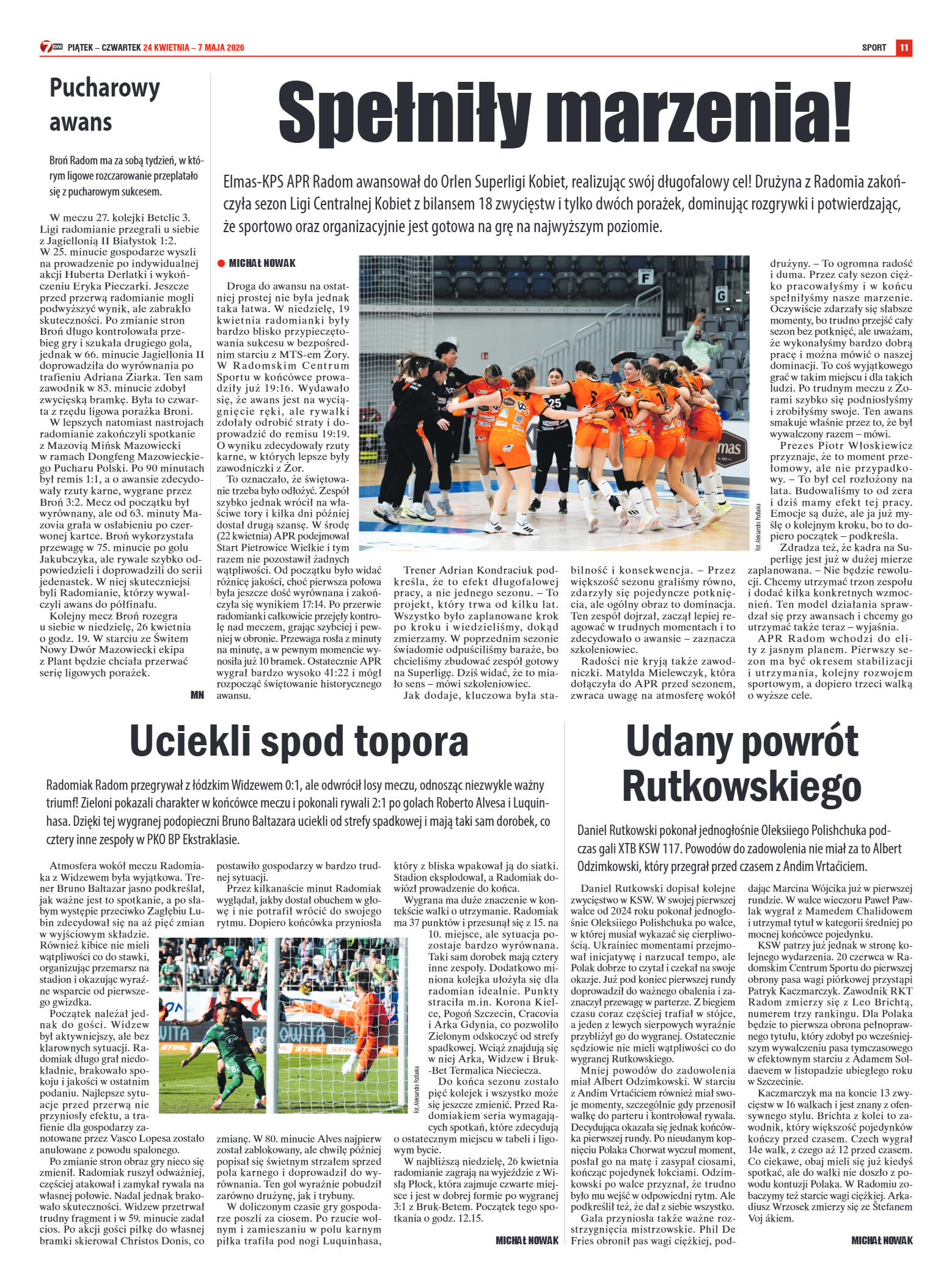 Tygodnik "7 Dni" nr 986 z dn. 24.04. 2026 r. - strona 11