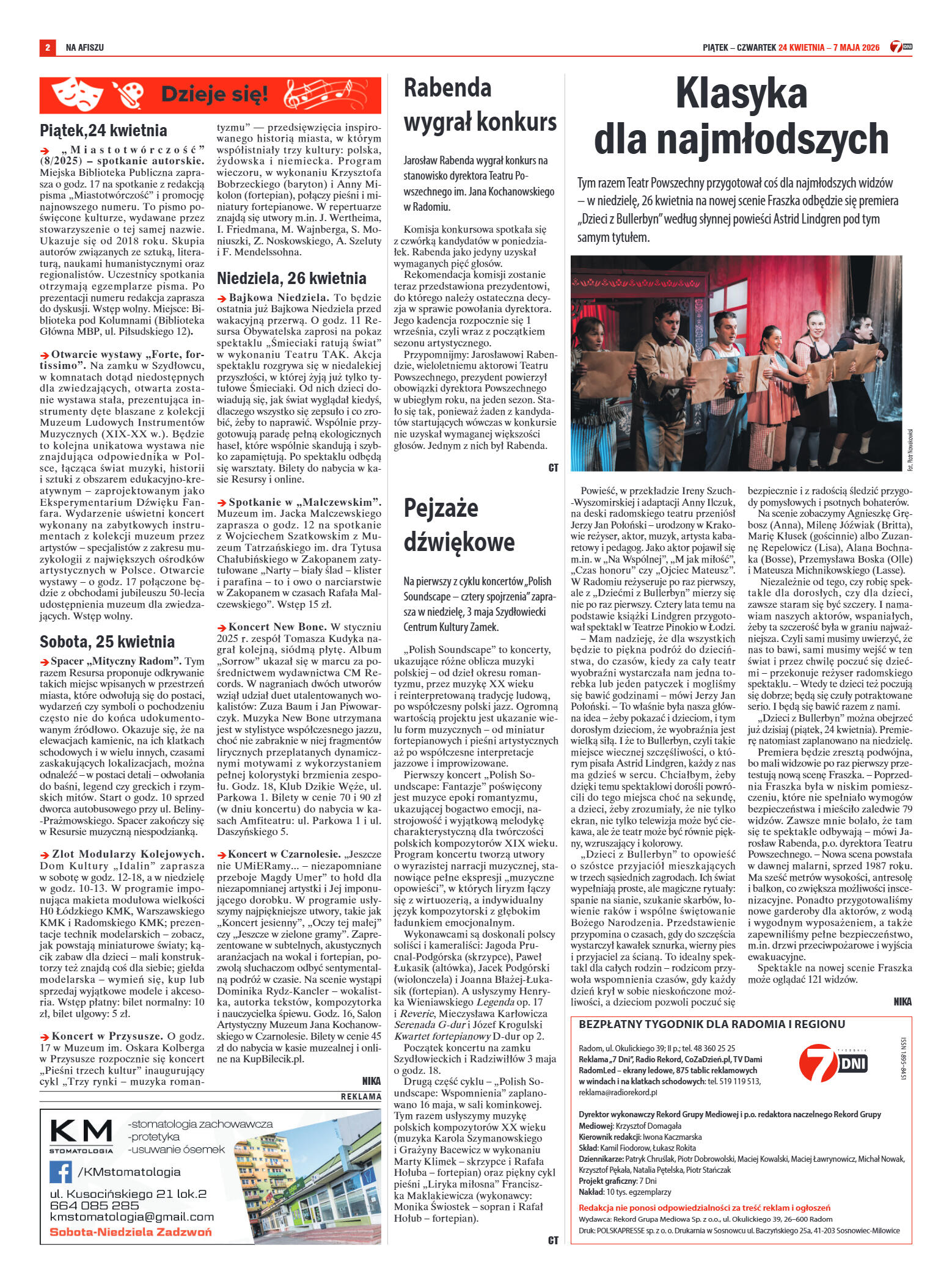 Tygodnik "7 Dni" nr 986 z dn. 24.04. 2026 r. - strona 2