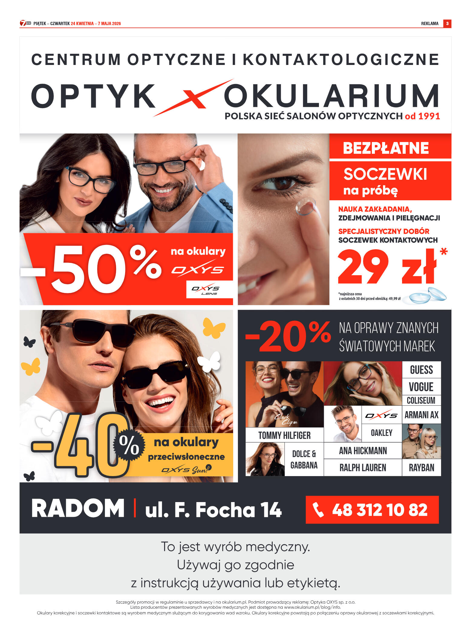 Tygodnik "7 Dni" nr 986 z dn. 24.04. 2026 r. - strona 3