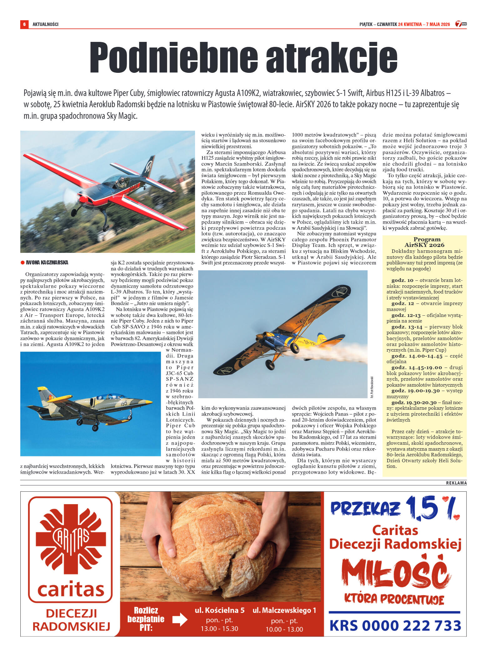 Tygodnik "7 Dni" nr 986 z dn. 24.04. 2026 r. - strona 6